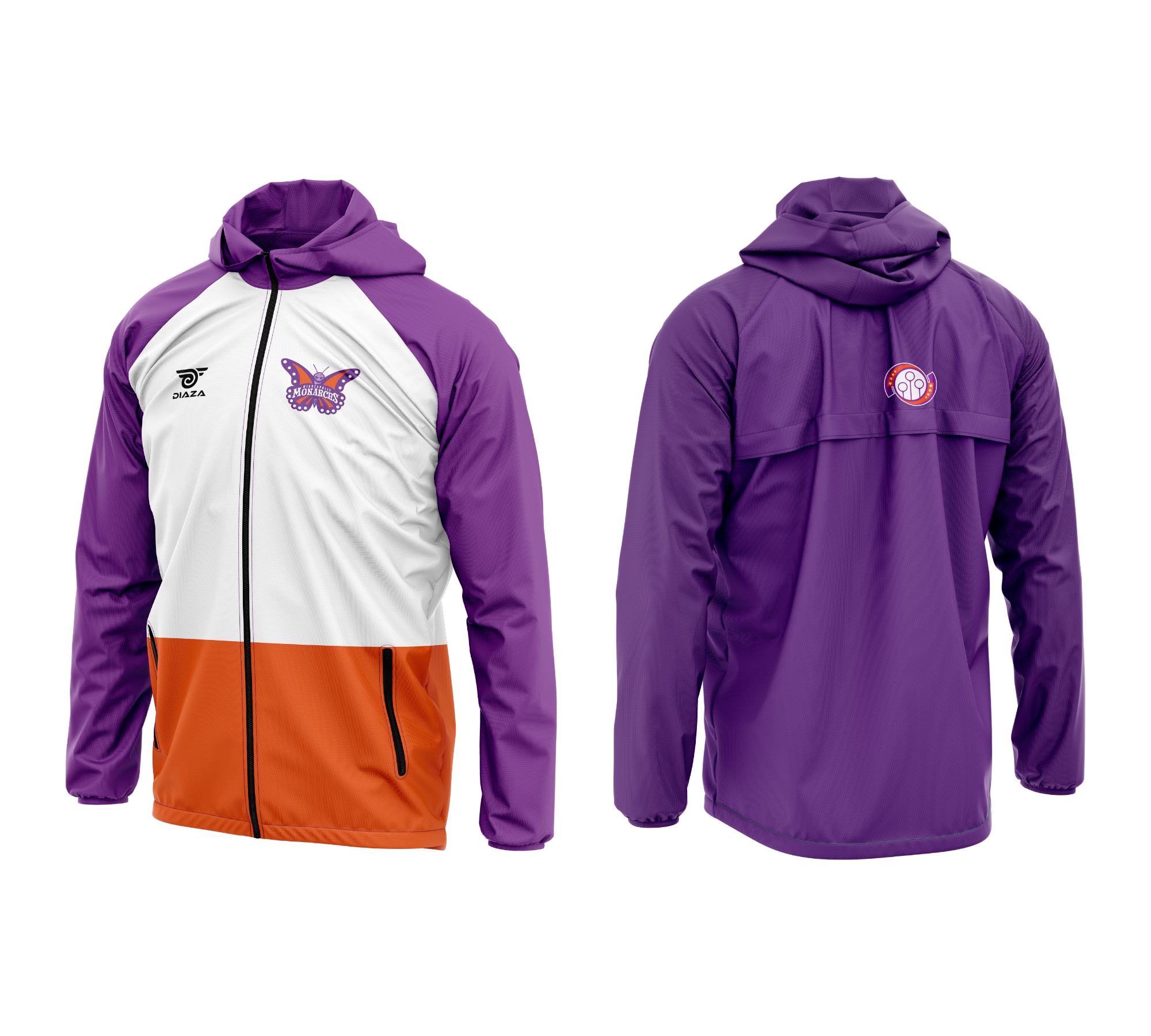 Minneapolis Monarchs WINDRUNNER Jacket - Lightweight Waterproof Windbreaker for Men & Women - Perfect for Hiking, Running & Outdoor Adventures