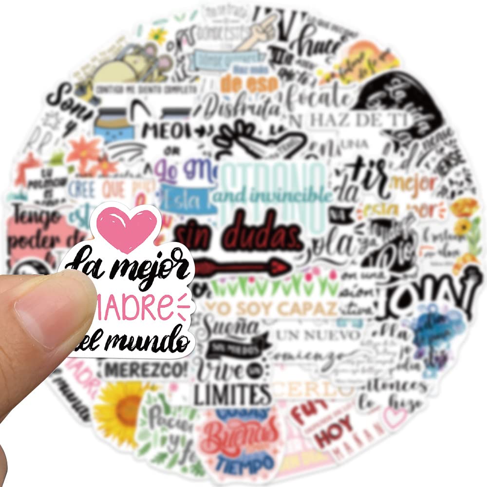 150Pcs Spanish Jesus Christian Stickers - Bible Verse Decals for Laptop, Water Bottle, Skateboard - Waterproof Religious Scripture Stickers - Perfect Gift for Boys, Girls, Teens, Kids & Adults - Ideal for Bible Study, Church Events & Personal Devotion