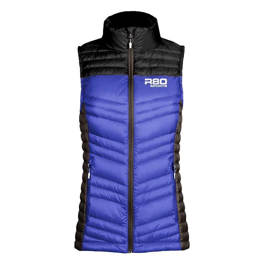 R80 Sports Puffer Vest for Men & Women - Lightweight Insulated Winter Vest for Running, Hiking & Outdoor Activities - Water-Resistant Quilted Jacket for Cold Weather
