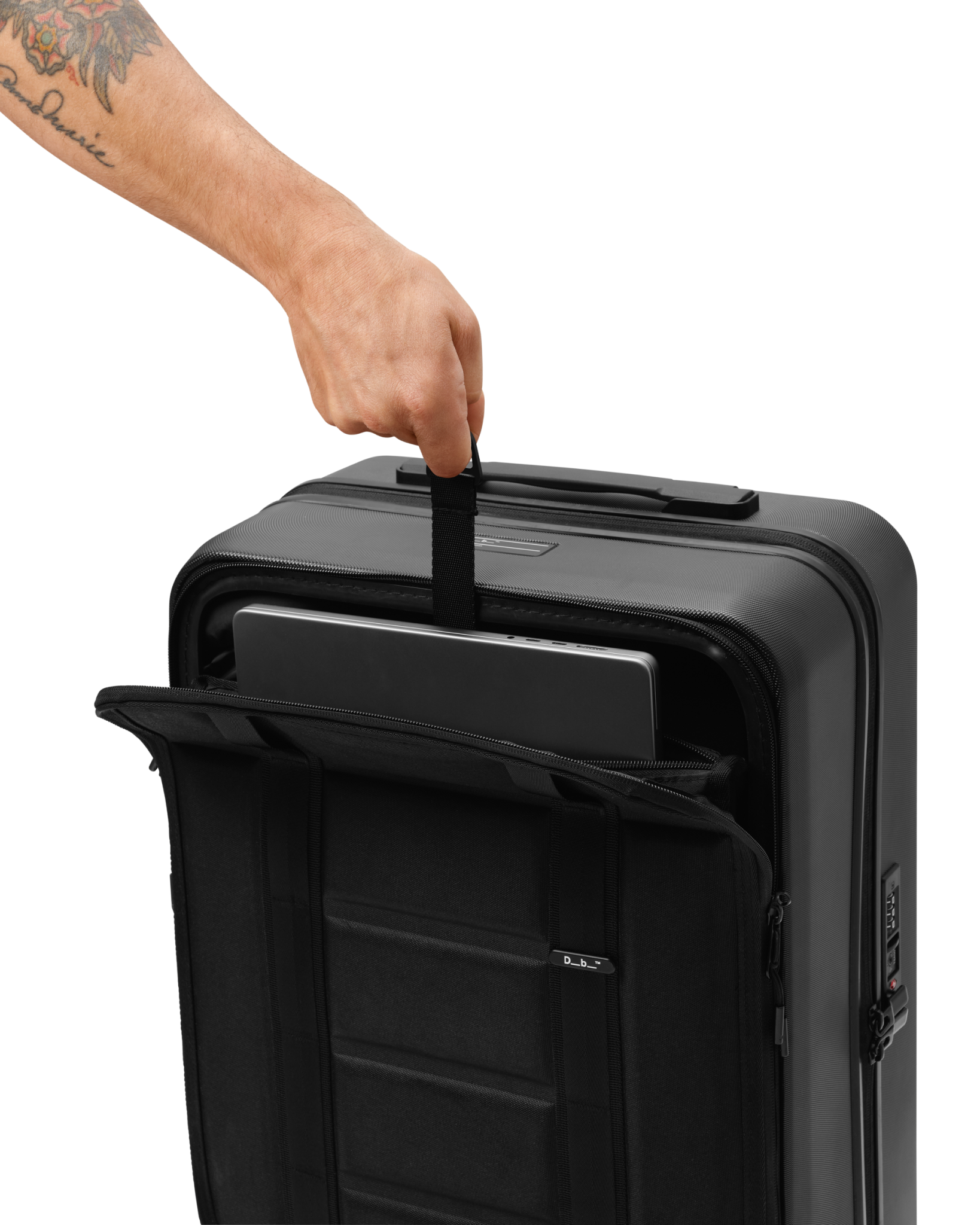 DB Journey Frame Front Access Carry On Luggage - Perfect for Air Travel, Business Trips & Weekend Getaways