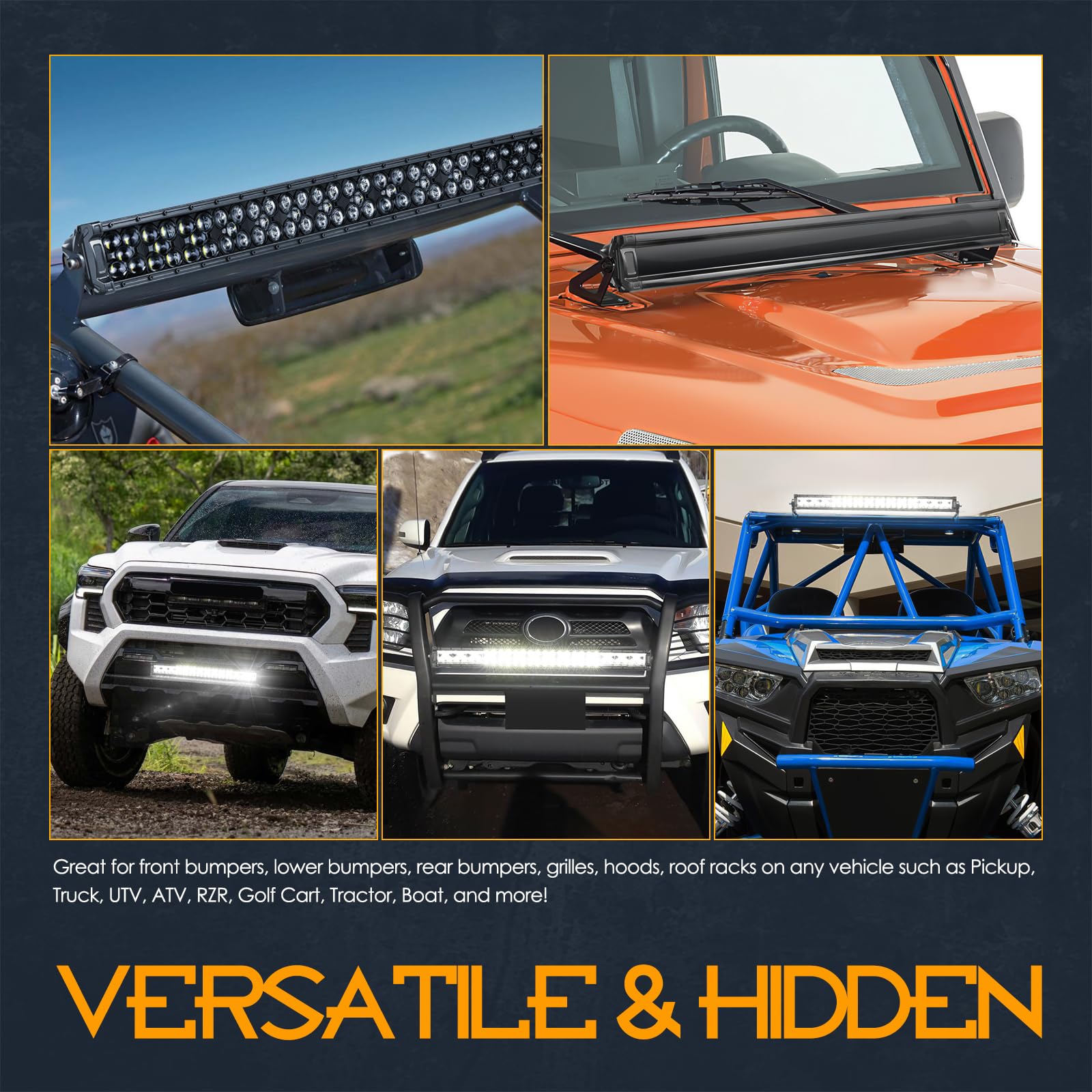30 Inch LED Light Bar with Wiring Harness - Nirider Black Series 350W Spot/Flood Combo - Waterproof Off-Road Fog Lights for Trucks, ATV, UTV, RZR, SXS & Jeep Wrangler - Perfect for Night Driving, Work Sites & Off-Road Adventures