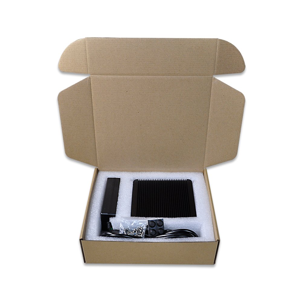 Kettop Barebones Tiny PC Mi4005C5 - Intel Core i3-4005U Fanless Mini PC with Dual Core, WiFi, 4x RS232 & RS485 Ports - Ideal for Banking, Office & Industrial Computing Applications