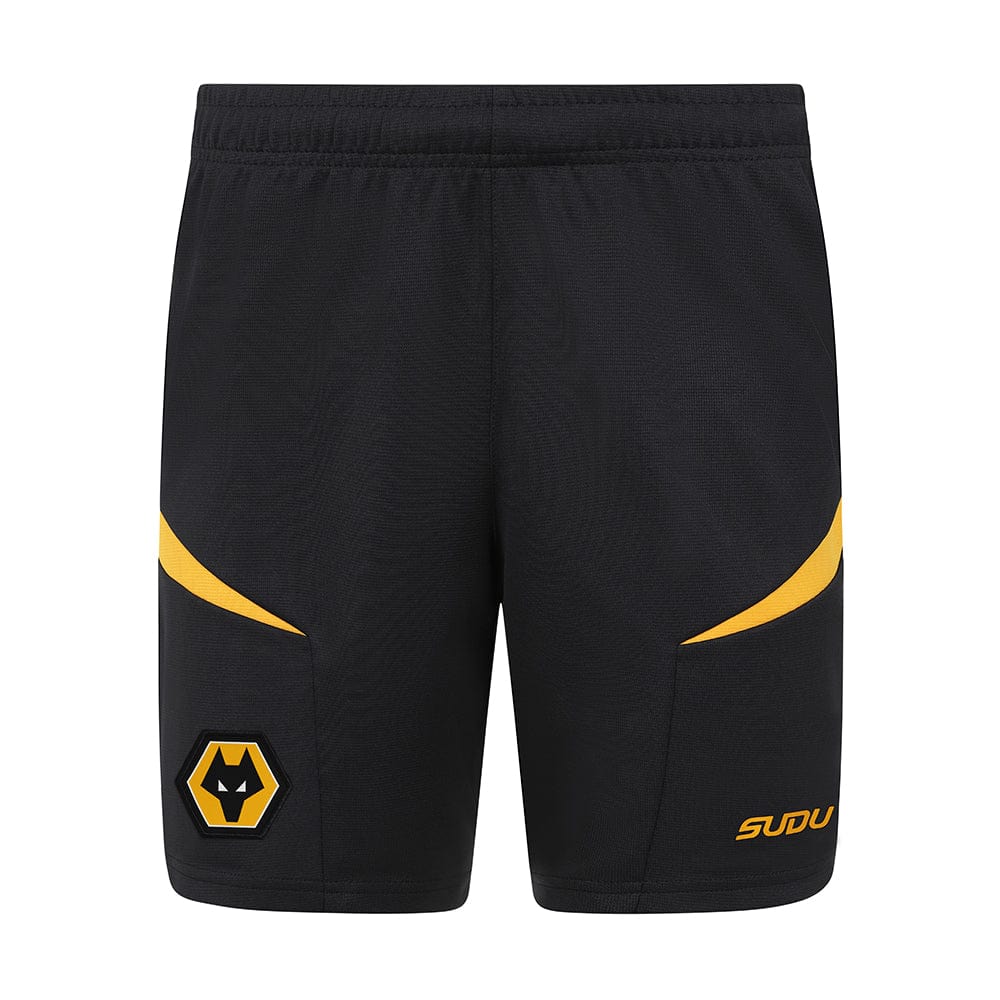 2024-2025 Wolves Football Match Shorts for Adults - Black Soccer Training Shorts | Perfect for Games, Practice & Casual Wear