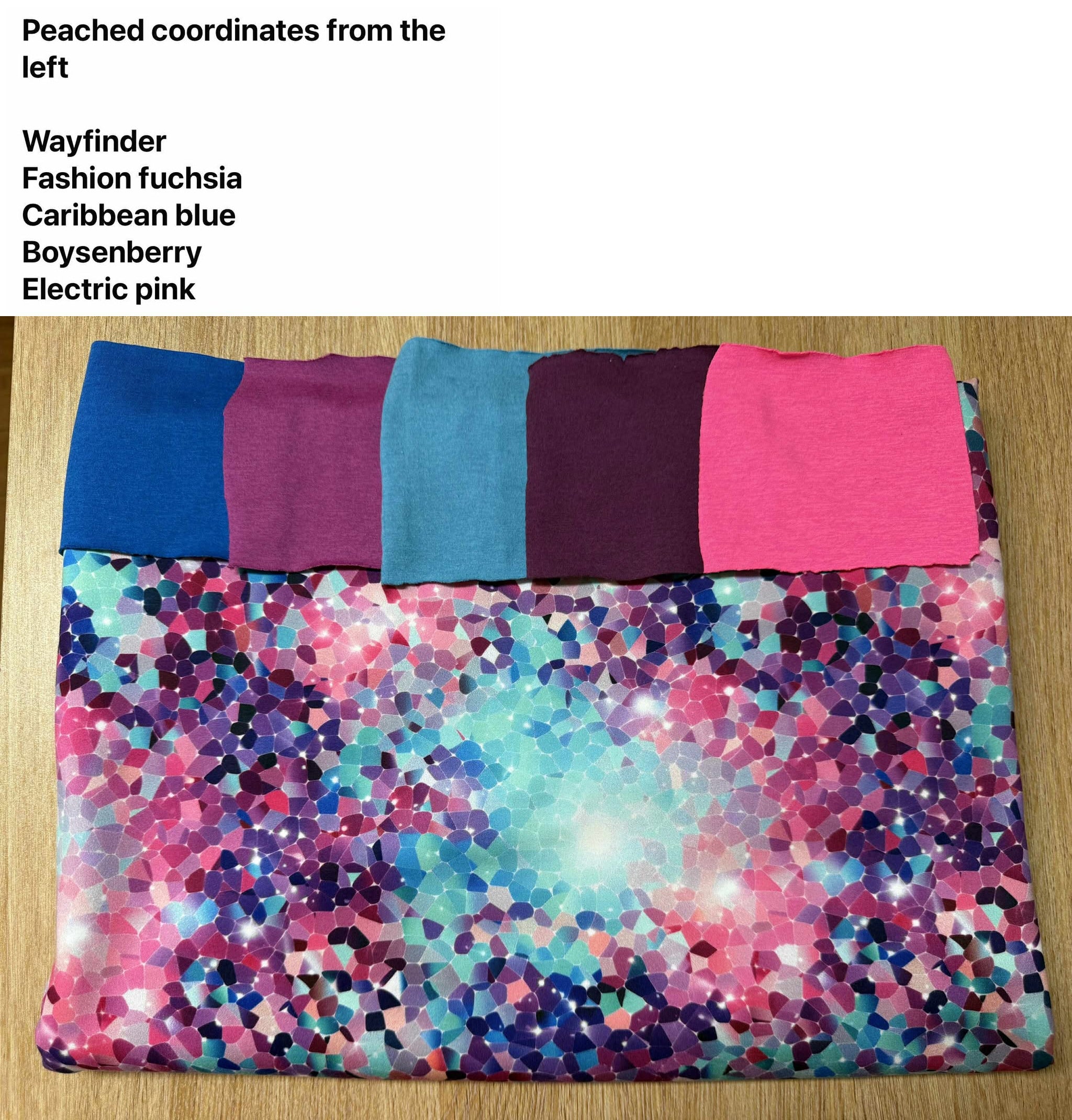 KaleidoPop Peached Performance Fabric - 4 Yard Cut - Premium Textile for Quilting, Apparel & Home Decor Projects