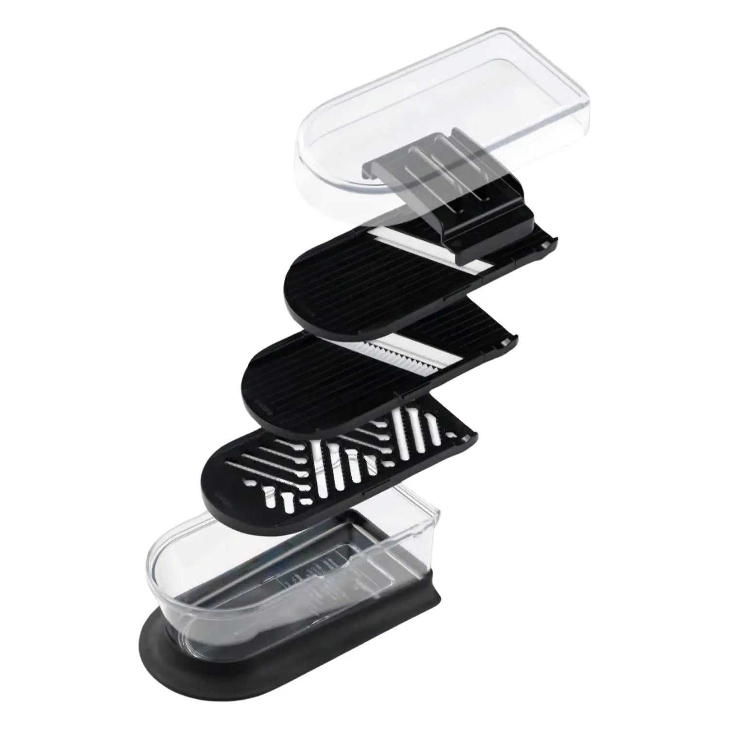 Kyocera ABS Resin Mandoline Slicer Set - 3-Piece Multi-Function Vegetable Cutter for Kitchen | Perfect for Salad Prep, French Fries & Garnishing
