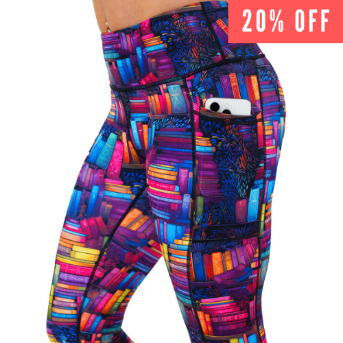 Plot Twist Leggings - High Waist Yoga Pants for Women, Tummy Control Workout Leggings | Perfect for Yoga, Gym, Running & Everyday Wear