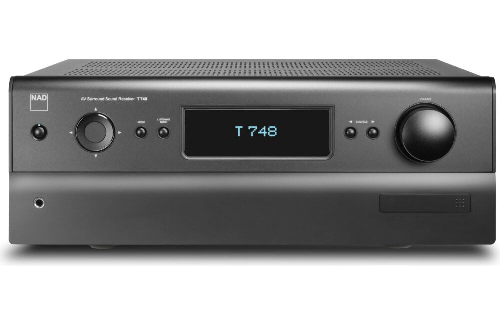 T748 5.1 Channel Home Theater Receiver - 4K Ultra HD, Bluetooth, Wireless Streaming - Perfect for Movies, Gaming & Music