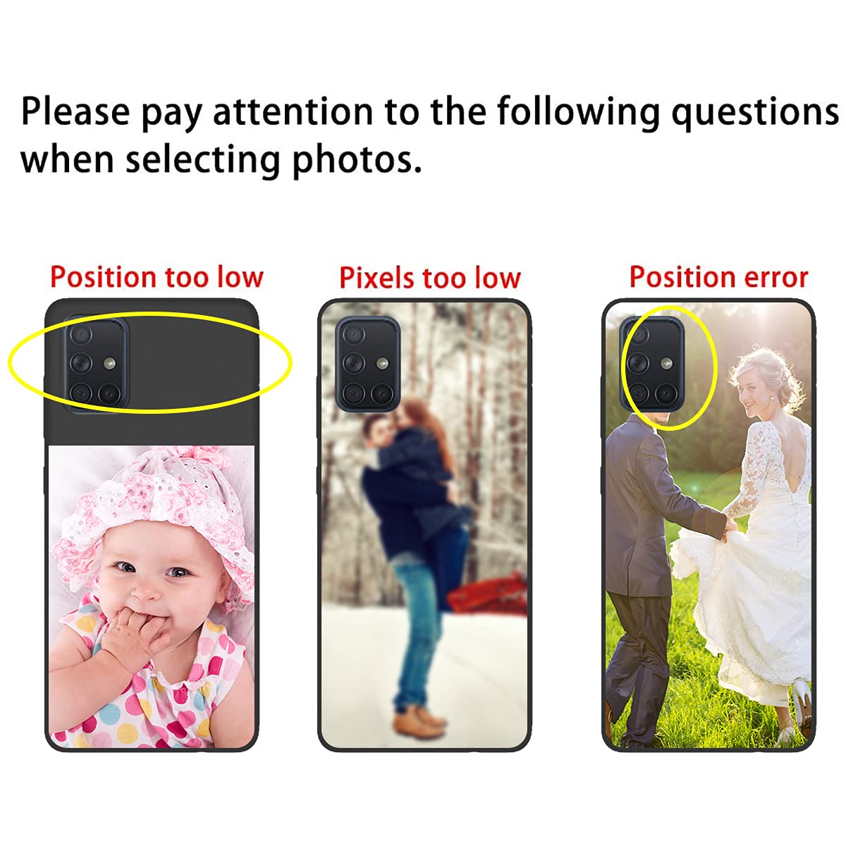 Custom Galaxy Z Fold 3 Phone Case with Photo - Personalized Picture Shockproof Silicone Cover, Soft Candy Design Protective Case for Christmas Birthday Thanksgiving Gifts - Perfect for Travel, Work & Everyday Use (Black)