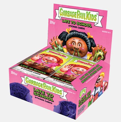 2020 Topps Garbage Pail Kids Series 1 'Late to School' Sticker Box - 24 Packs per Box - Collectible Trading Stickers for Kids & Adults - Perfect for School, Parties & Trading Card Games