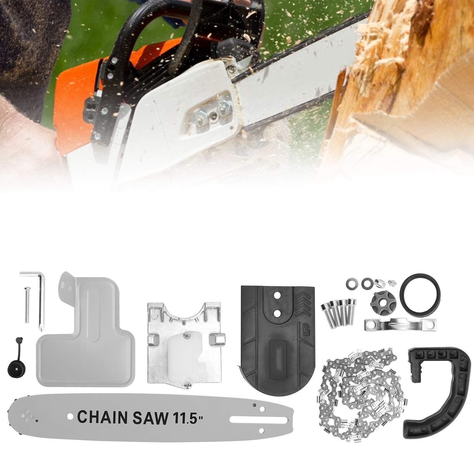 Electric Chain Saw Converter Kit - DIY Woodworking Chainsaw Bracket for Branch Cutting & Forest Maintenance | Perfect for Lumberjacks, Carpenters & Outdoor Enthusiasts