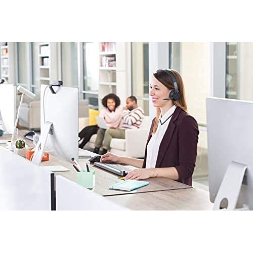 Logitech Zone Wireless Bluetooth Headset - Microsoft Teams Certified (Renewed) - Noise Cancelling Headphones for Office, Remote Work & Video Conferencing