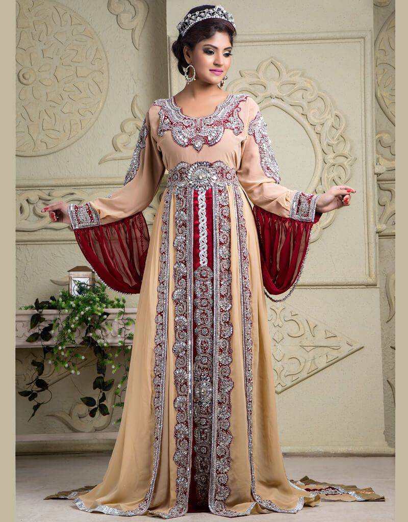 Elegant Arabic Wedding Dresses for Brides - Perfect for Traditional Islamic Ceremonies & Special Occasions