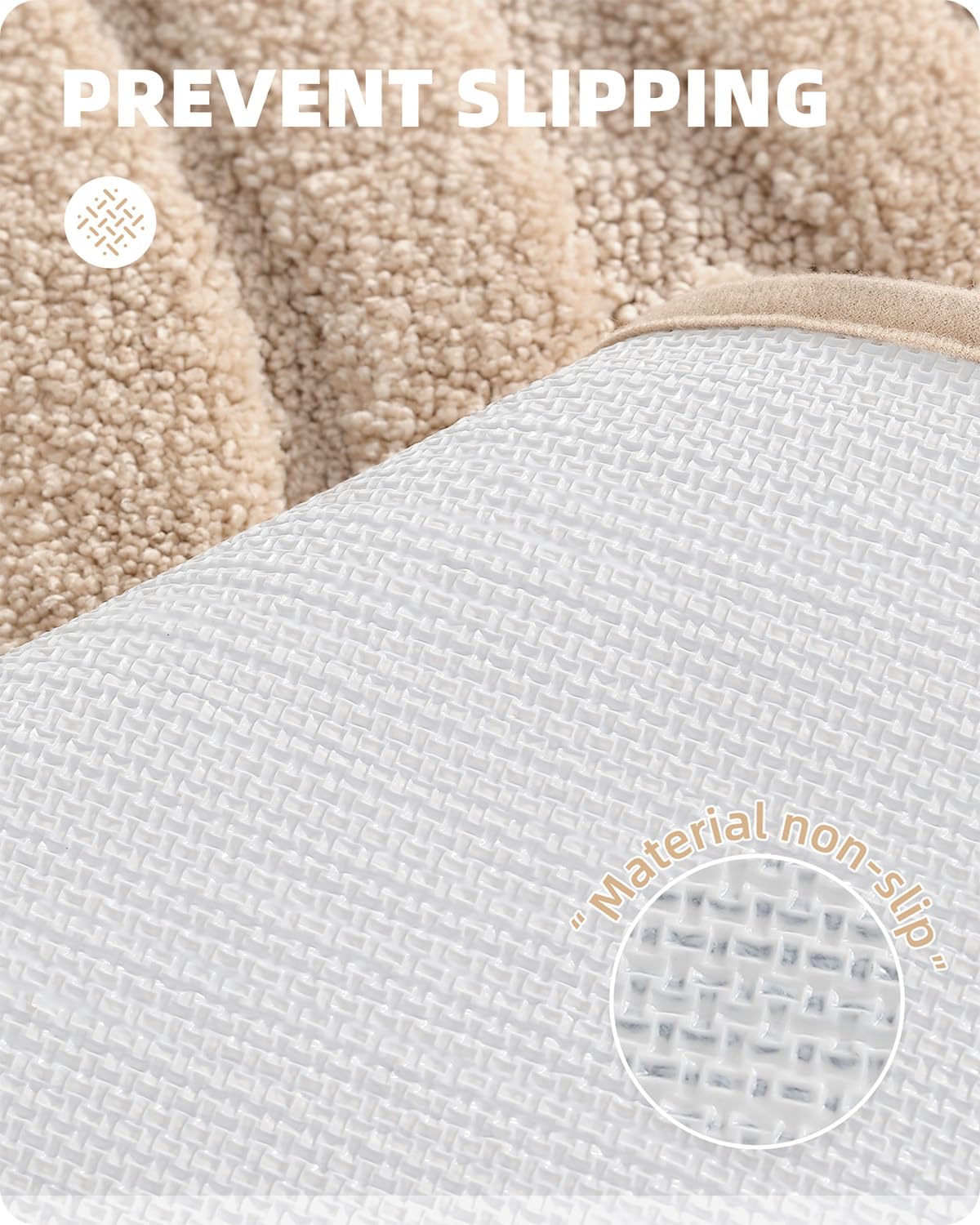 Luxury Absorbent Bath Mat - Non-Slip Microfiber Shower Rug (24x36
