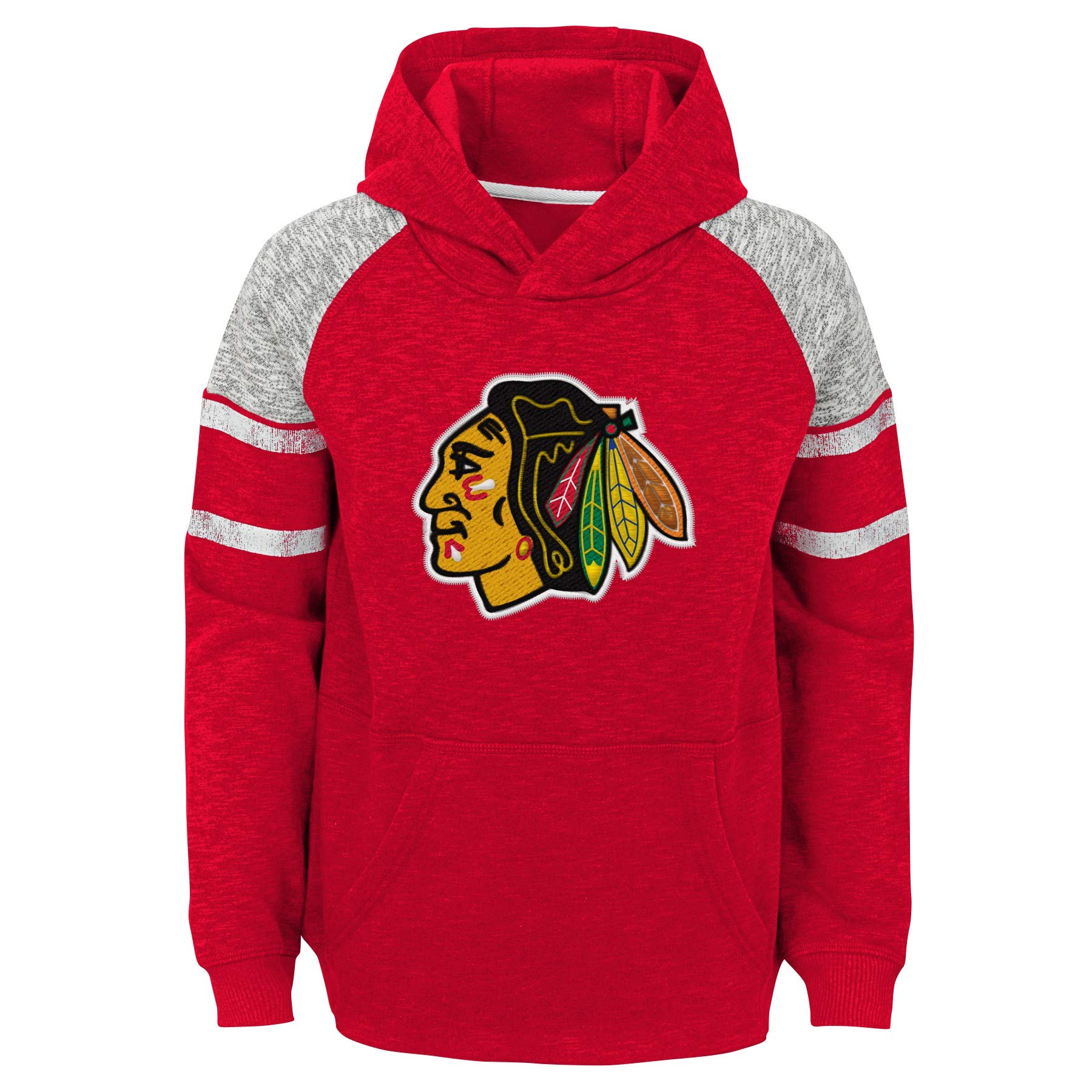 Chicago Blackhawks Adidas Youth Offside Red Sweatshirt - NHL Hockey Fan Apparel for Boys - Perfect for Game Day, School & Casual Wear