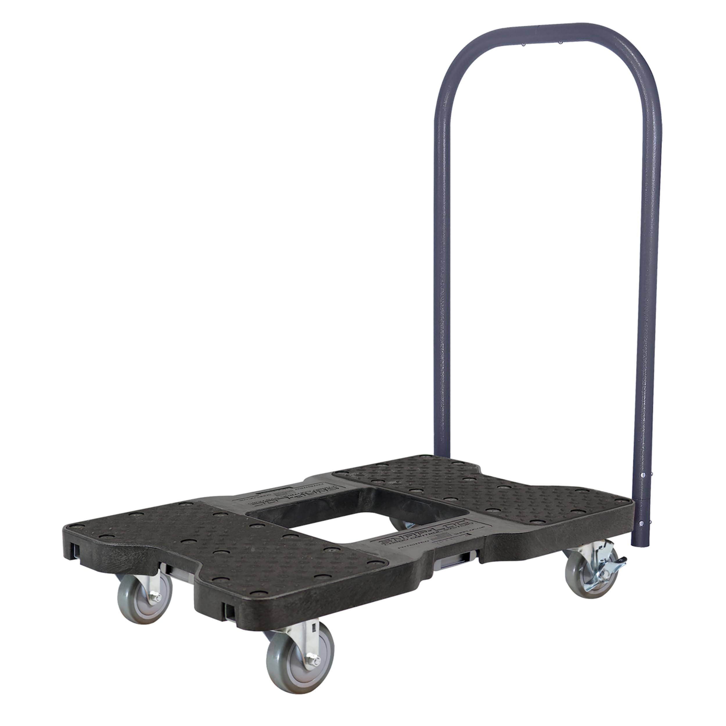 Heavy Duty 4-Wheel Push Cart Dolly - 1,500lb Capacity for Moving Cargo