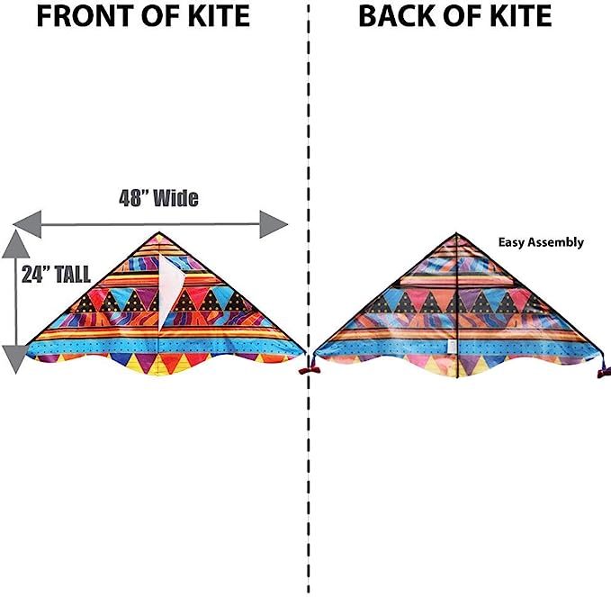 Azor WindDelta Kite - Professional Stunt Kite for Adults & Kids - Durable Outdoor Sport Kite with Easy Control - Perfect for Beach, Park & Backyard Flying - Great Gift for Kite Enthusiasts
