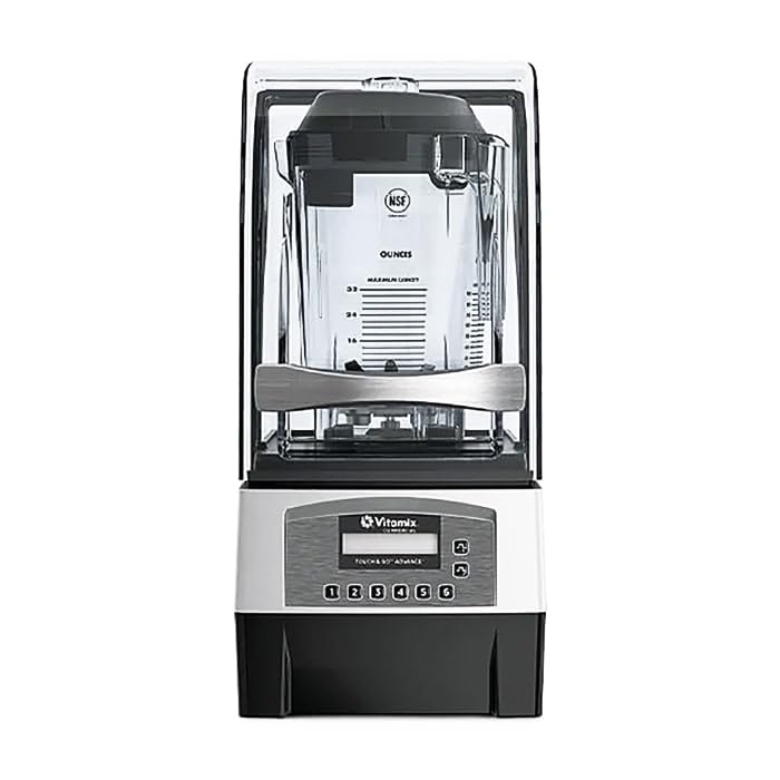 Vitamix 068255-ABAB Professional 32oz Bar Blender with Touch & Go Technology - High-Performance Commercial Smoothie & Cocktail Maker for Restaurants, Bars & Home Use - White