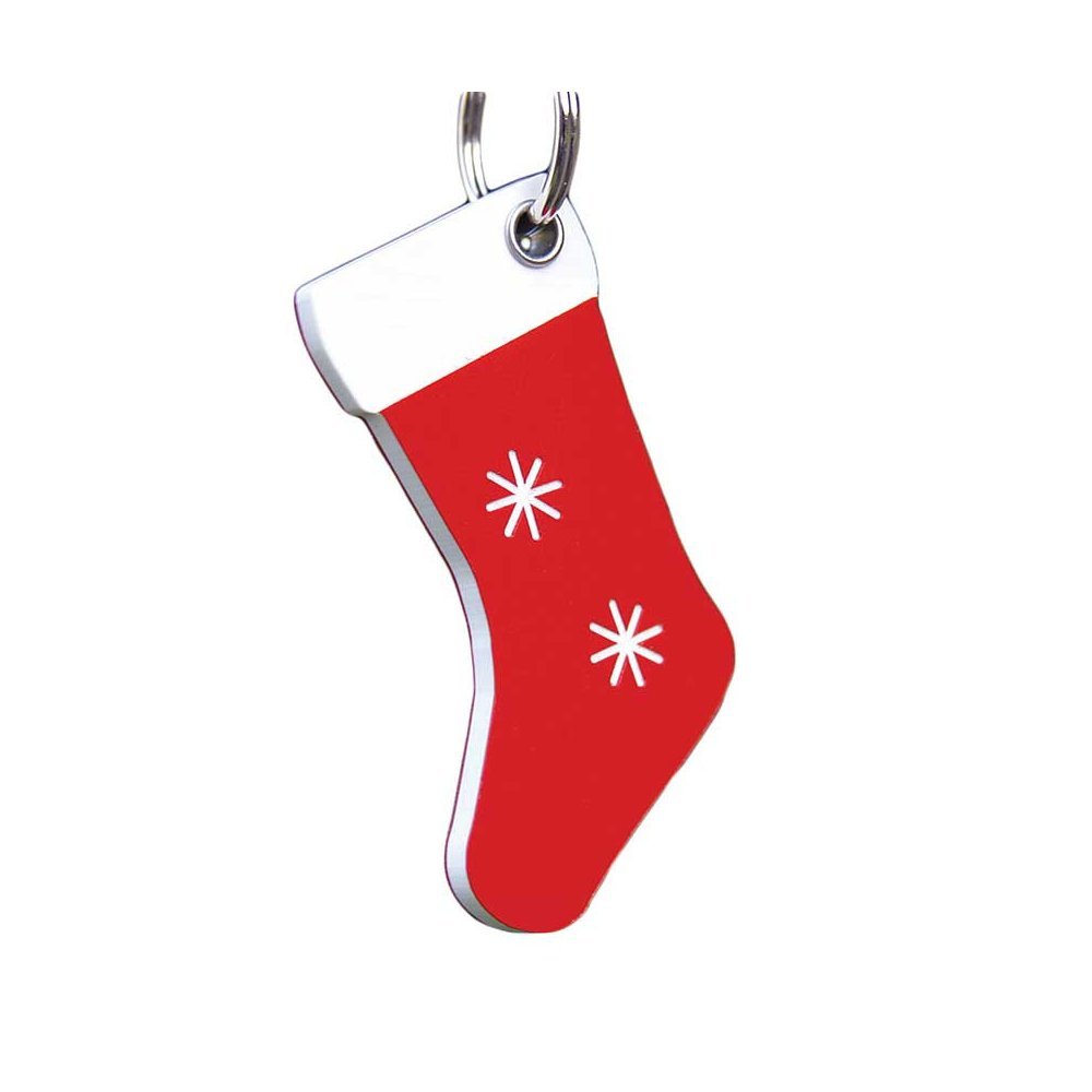 LuckyPet Personalized Pet ID Tag for Dogs & Cats - Durable Engraved Plastic Holiday Stocking Tag - Perfect for Christmas Gifts & Pet Safety Accessories