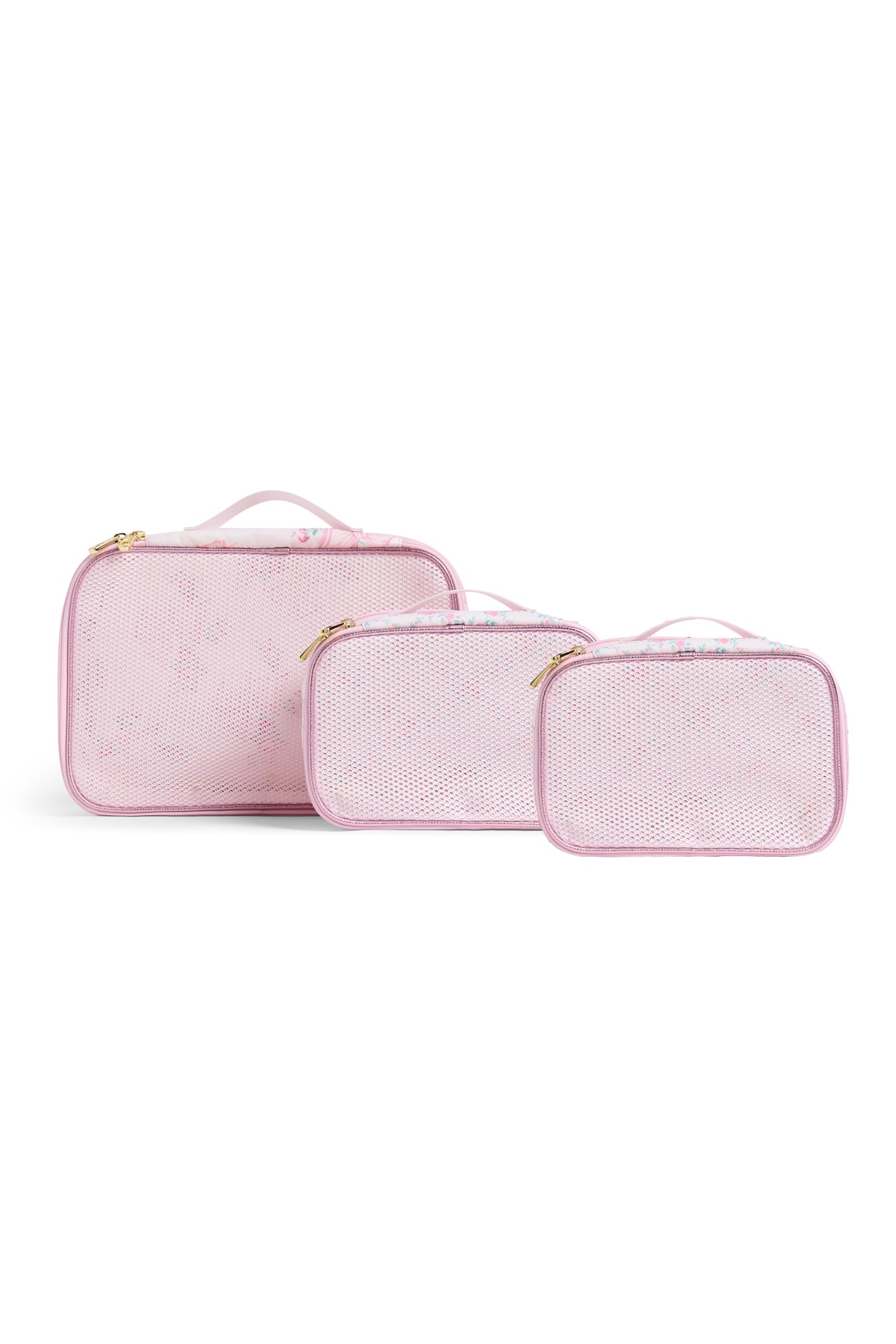 STATE x LoveShackFancy 3-Piece Packing Cube Set for Travel - Lightweight Luggage Organizers for Suitcases, Carry-Ons & Weekend Getaways