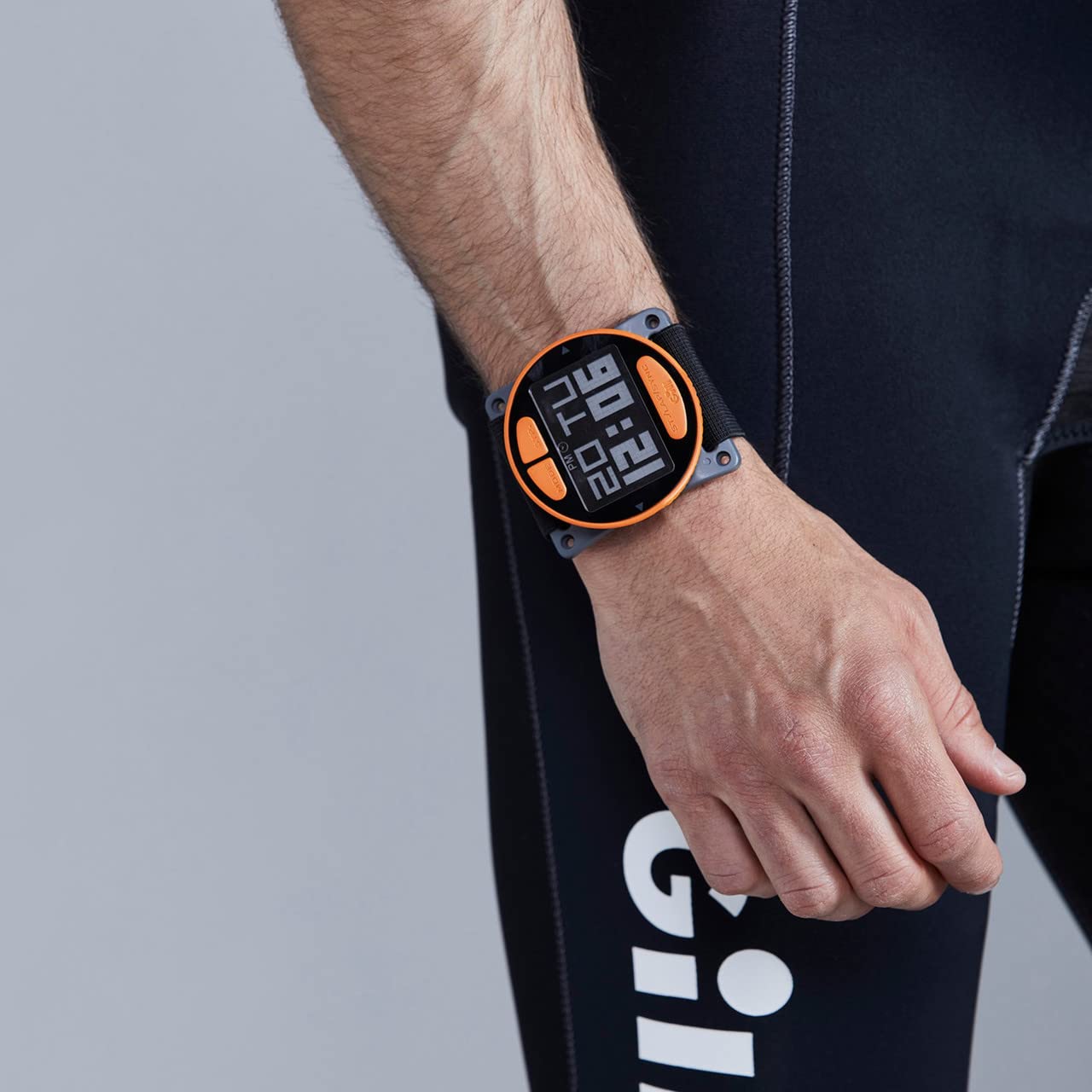 Gill Stealth Race Timer - Waterproof Sailing Watch with Compass - Black/Orange - Perfect for Competitive Sailing & Marine Navigation