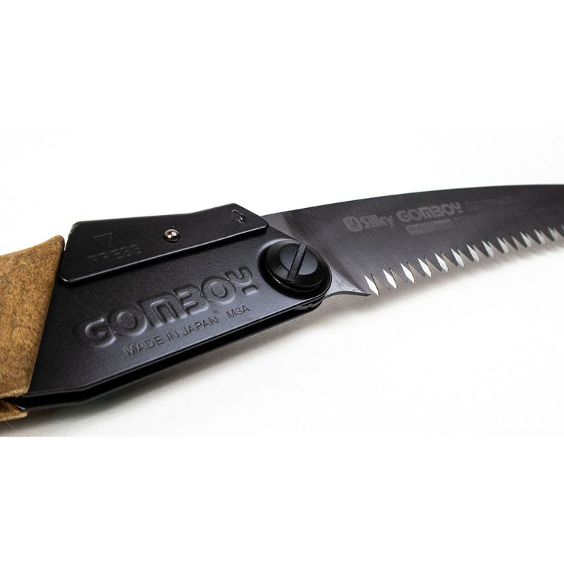 Silky GomBoy Curve Folding Saw - Professional Japanese Pruning Saw for Camping, Hiking & Outdoor Survival (Outback Edition) | Perfect for Tree Trimming, Bushcraft & Woodworking