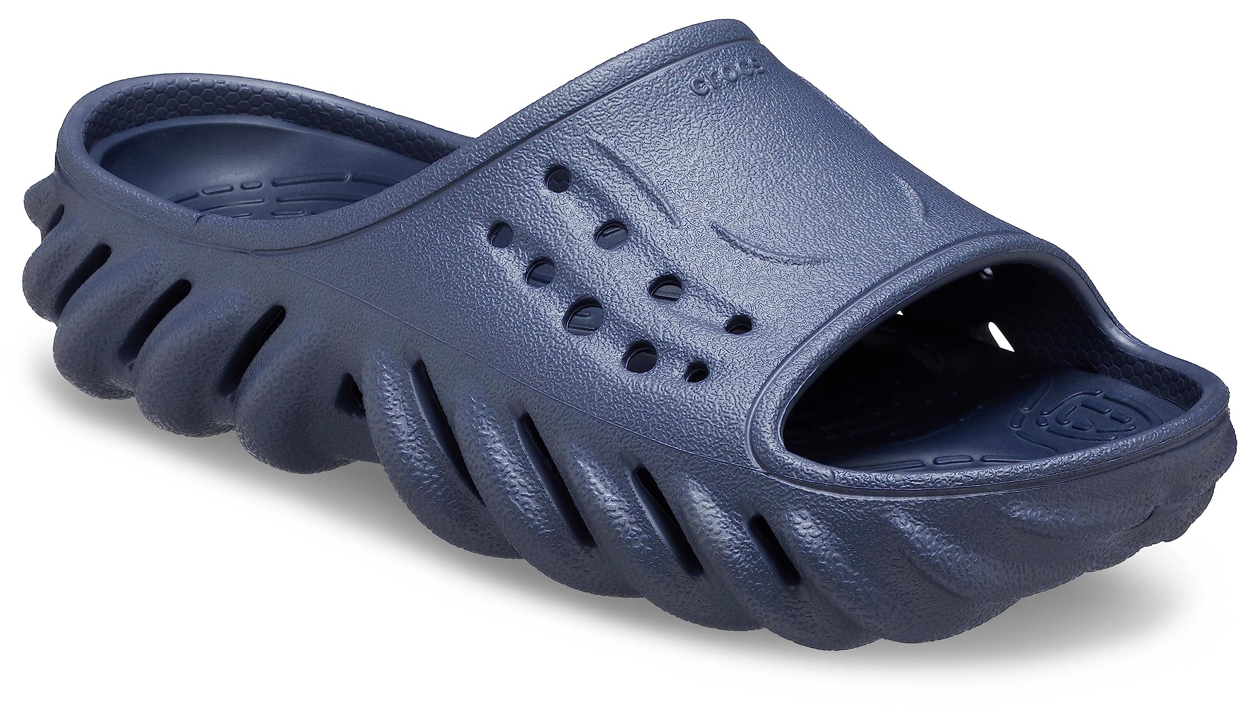 Crocs Unisex-Child Echo Slide Sandals - Comfortable Kids Water Shoes for Beach, Pool & Outdoor Play | Lightweight & Quick-Dry Slides for Boys & Girls