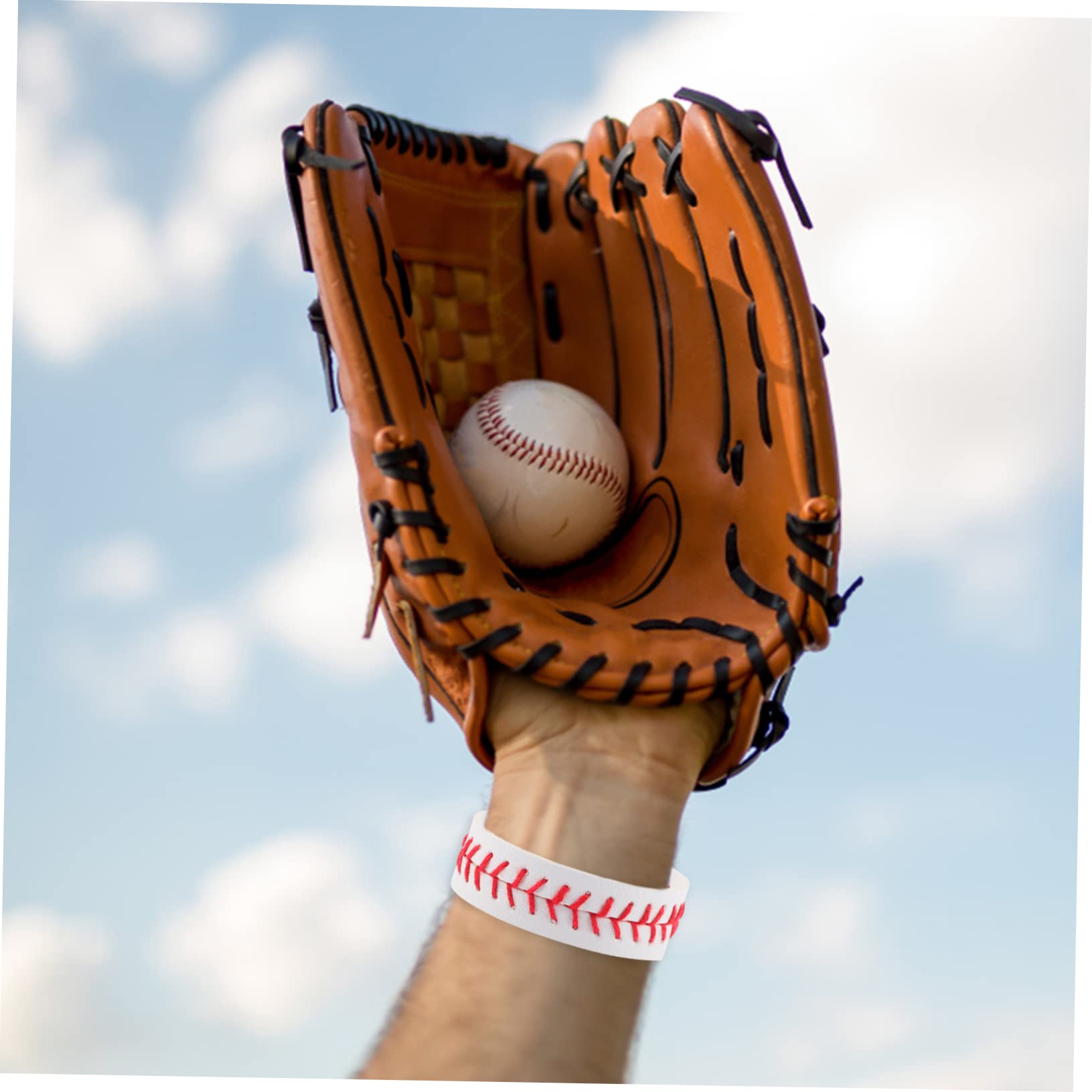 4 Pcs Baseball Bracelet for Women - Trendy European & American Style Sports Jewelry - Perfect for Games, Gifts and Everyday Wear
