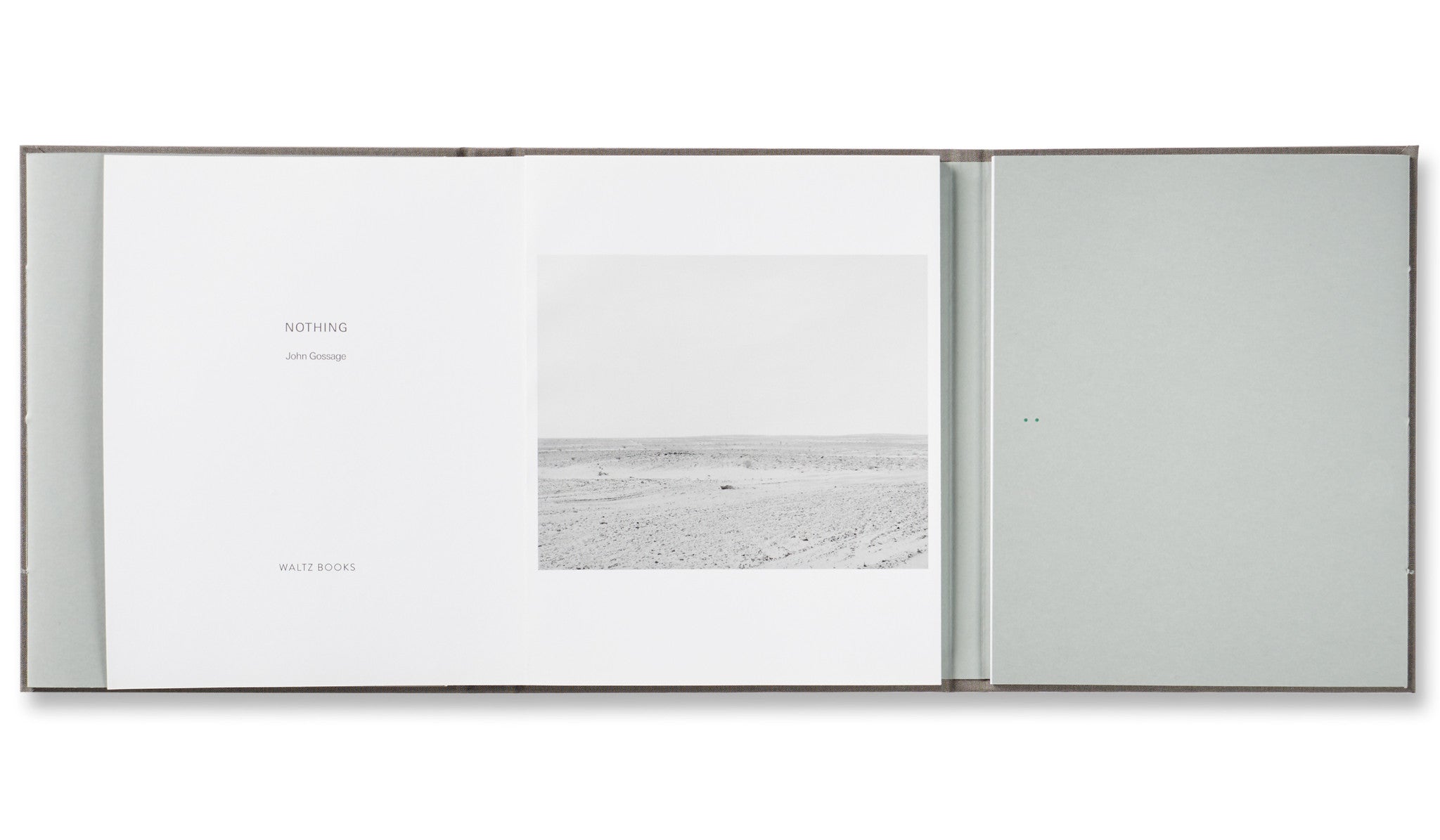 NOTHING by John Gossage - Signed Photography Book - Perfect for Art Collectors & Photography Enthusiasts