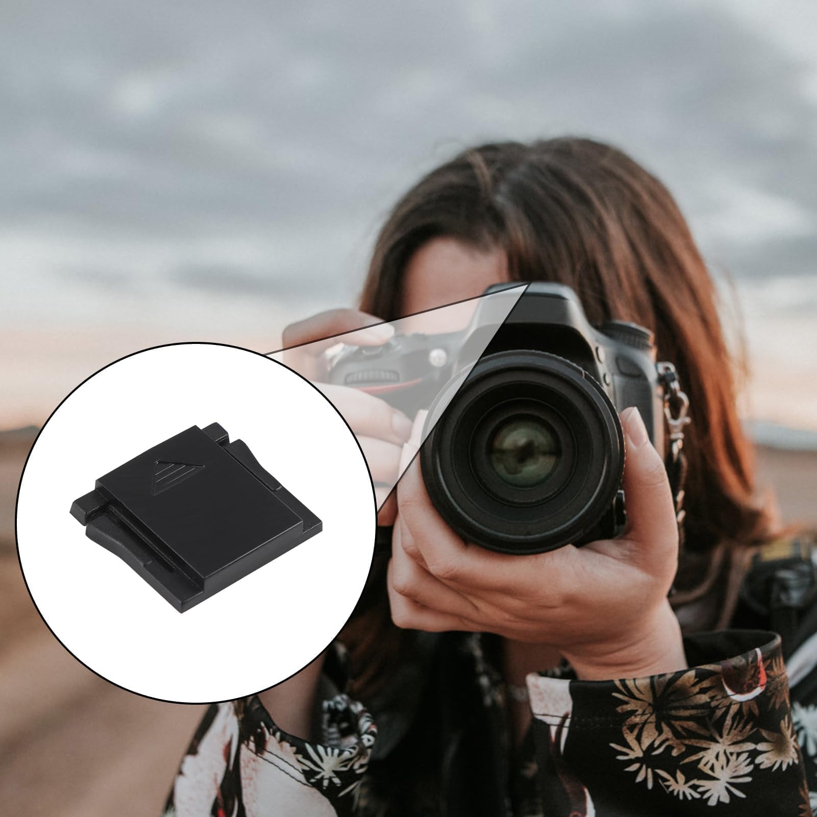 2 Pack Camera Hot Shoe Covers - Universal DSLR & Mirrorless Camera Protection for Canon EOS, Nikon, Panasonic, Pentax K, Olympus Evolt & Fujifilm X - Perfect for Outdoor Photography & Travel Gear Protection