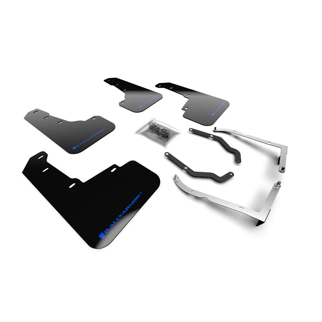 Rally Armor UR Mud Flaps for Subaru Crosstrek 2018-2023 | Durable Splash Guards for Off-Road & Winter Driving Protection