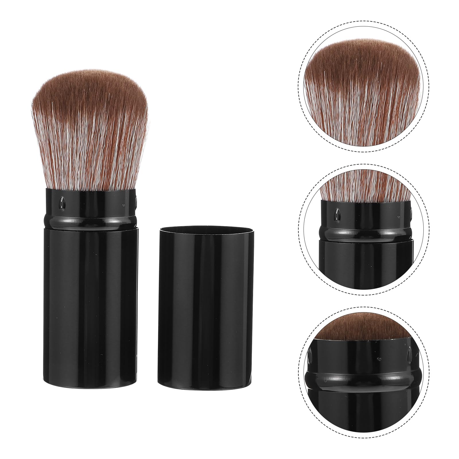 Retractable Powder Blush Brush - Portable Makeup Tool for Highlighting & Concealing - Christmas Gift Idea