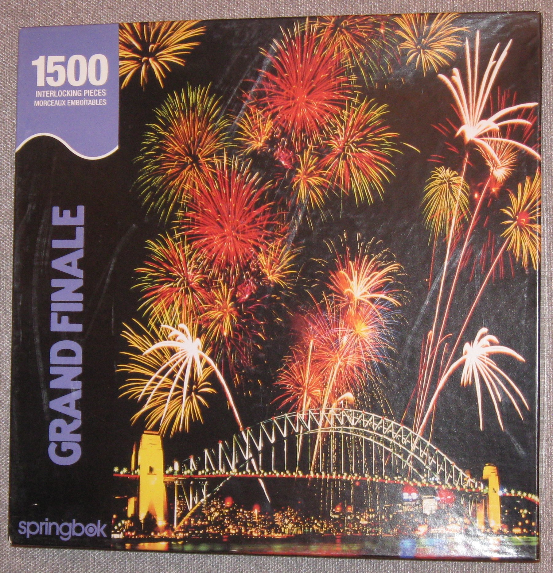 Grand Finale Fireworks 1500-Piece Jigsaw Puzzle for Adults – Challenging Puzzle Game for Family Night, Stress Relief & Home Decor