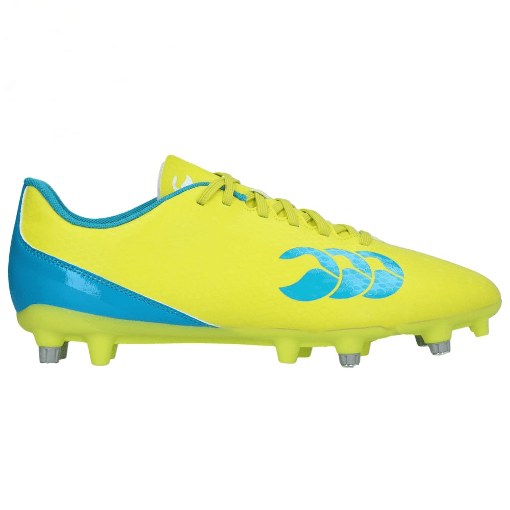 CCC Speed 2.0 Soft Ground Rugby Boots - Lightweight Football Cleats for Men | Sulfur Spring Color | Perfect for Wet Field Conditions & Competitive Matches