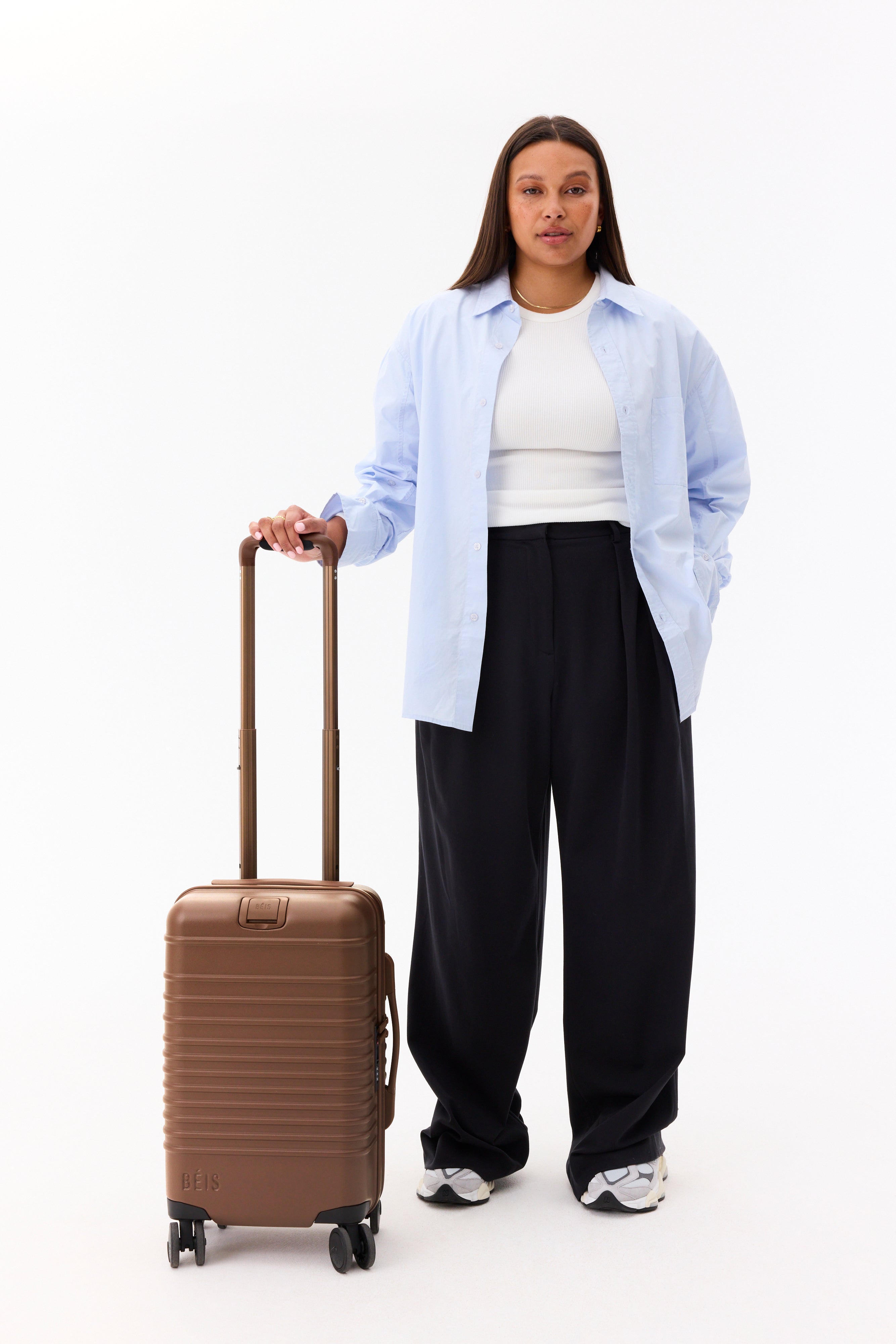 Maple Small Carry On Roller Luggage - Lightweight & Durable Travel Suitcase for Business Trips & Weekend Getaways