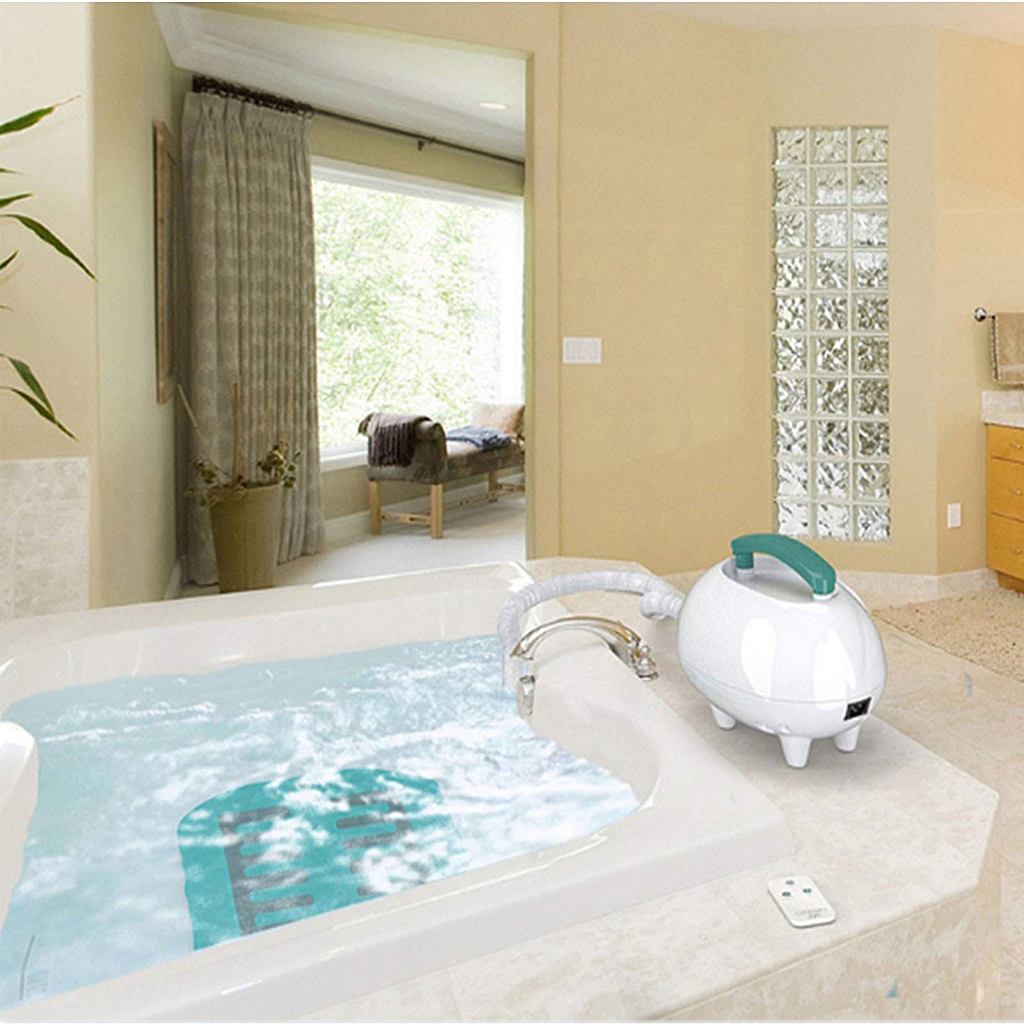 Relaxing At Home Bubble Bath Spa Set - Lavender Scented Bath Bombs & Epsom Salts for Stress Relief & Muscle Relaxation | Perfect for Self-Care, Romantic Evenings & Gift Giving