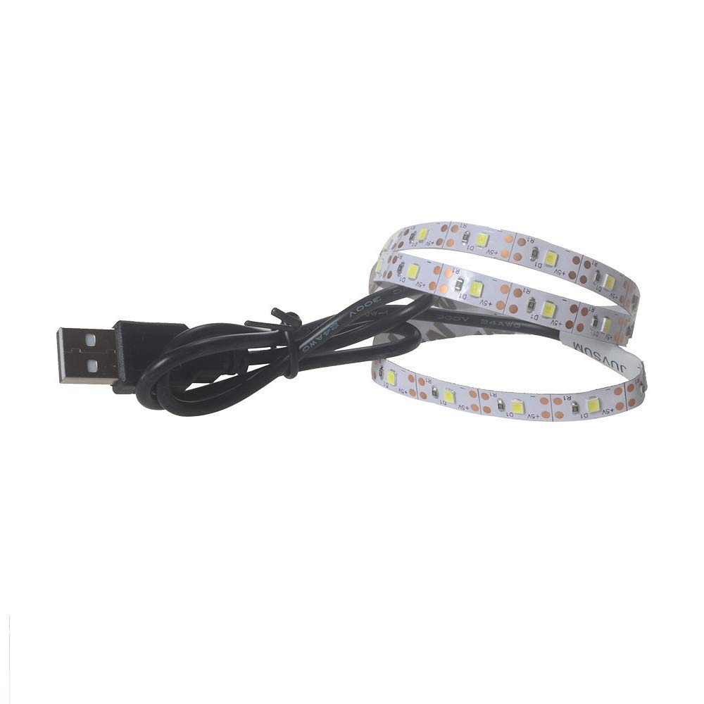 2835 60SMD/100CM LED Strip Lights - 5V TV Backlight with White/Warm White/Blue/Green Options | 50 Mini String Lights for Outdoor Decor, Bedroom, Party & Christmas Decoration (Warm White)