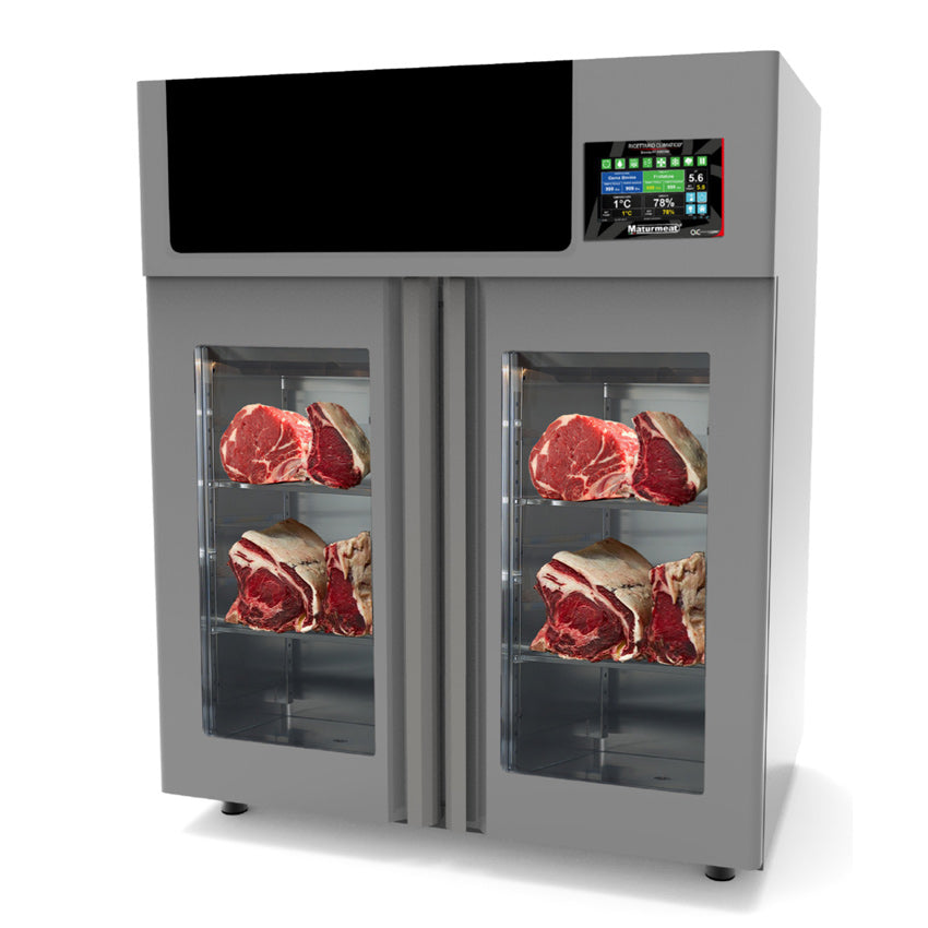 Premium 130 lb / 60 Kg Dry Aging Cabinet for Steak & Meat - Digital ClimaTouch & Fumotic Controls - Perfect for Home Chefs & Restaurants - Enhance Flavor & Tenderness