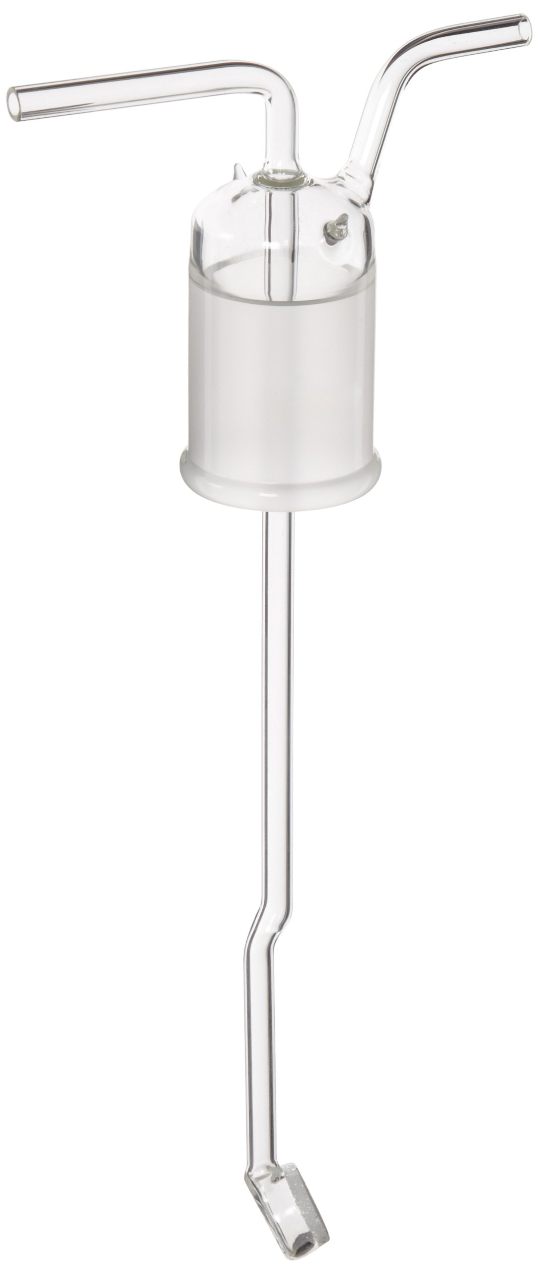 Pyrex Borosilicate Glass Gas Washing Stopper for 500mL Bottles - Coarse Fritted Disc - Lab Equipment for Chemistry Experiments & Gas Purification