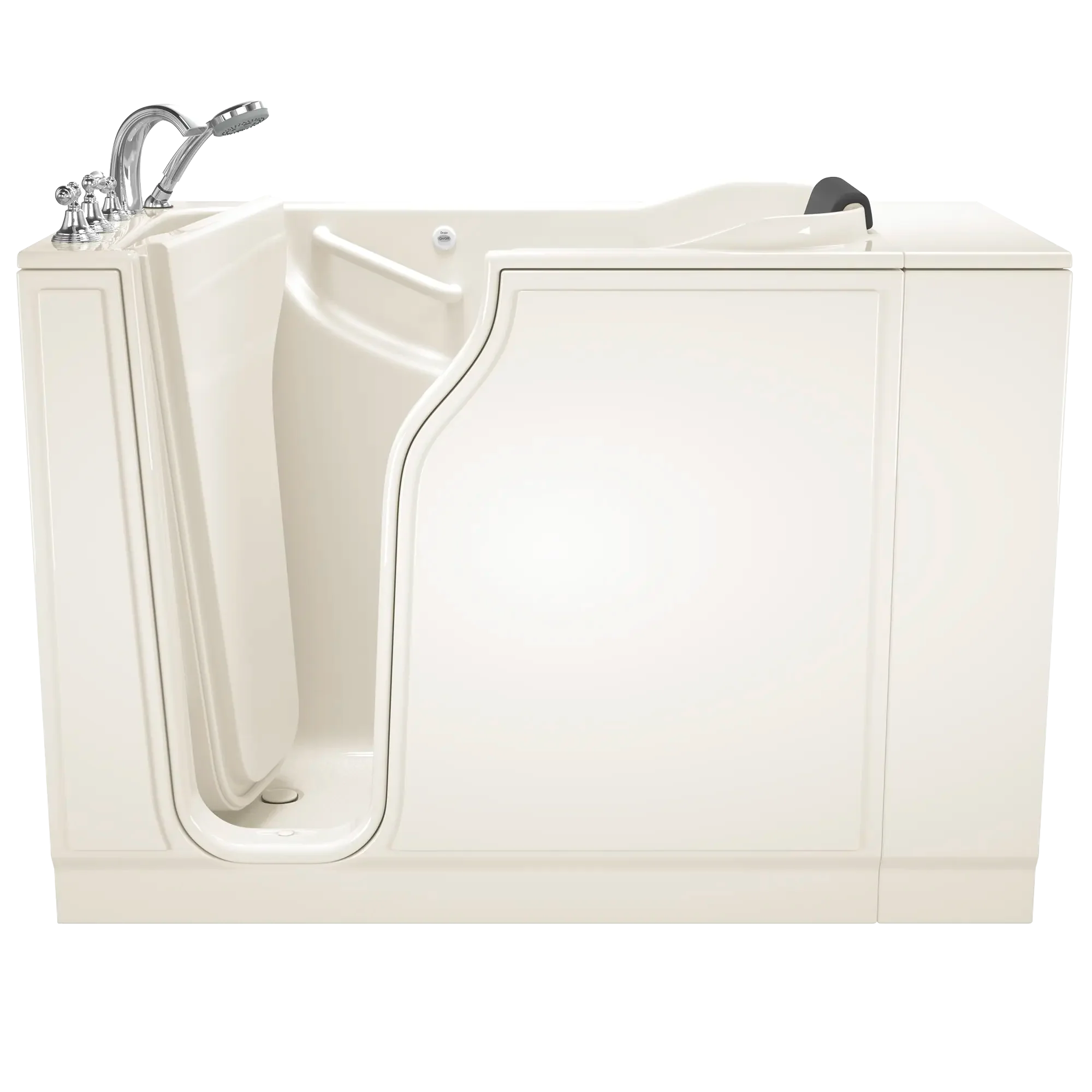 Premium 30 x 52 Inch Gelcoat Walk-In Bathtub with Soaker System & Left-Hand Drain Faucet - Ideal for Elderly, Accessible Bathing & Relaxation Therapy