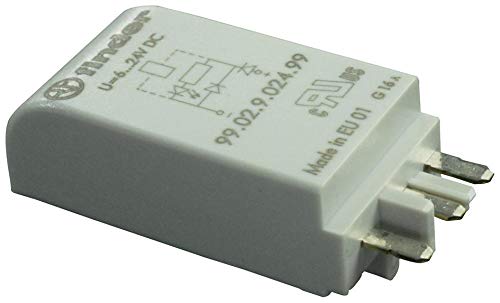Finder 95.83/85 Series Relay Accessory - Coil Indication & EMC Suppression Modules (Pack of 10) | Industrial Automation & Control Systems | 99.02.9.024.99