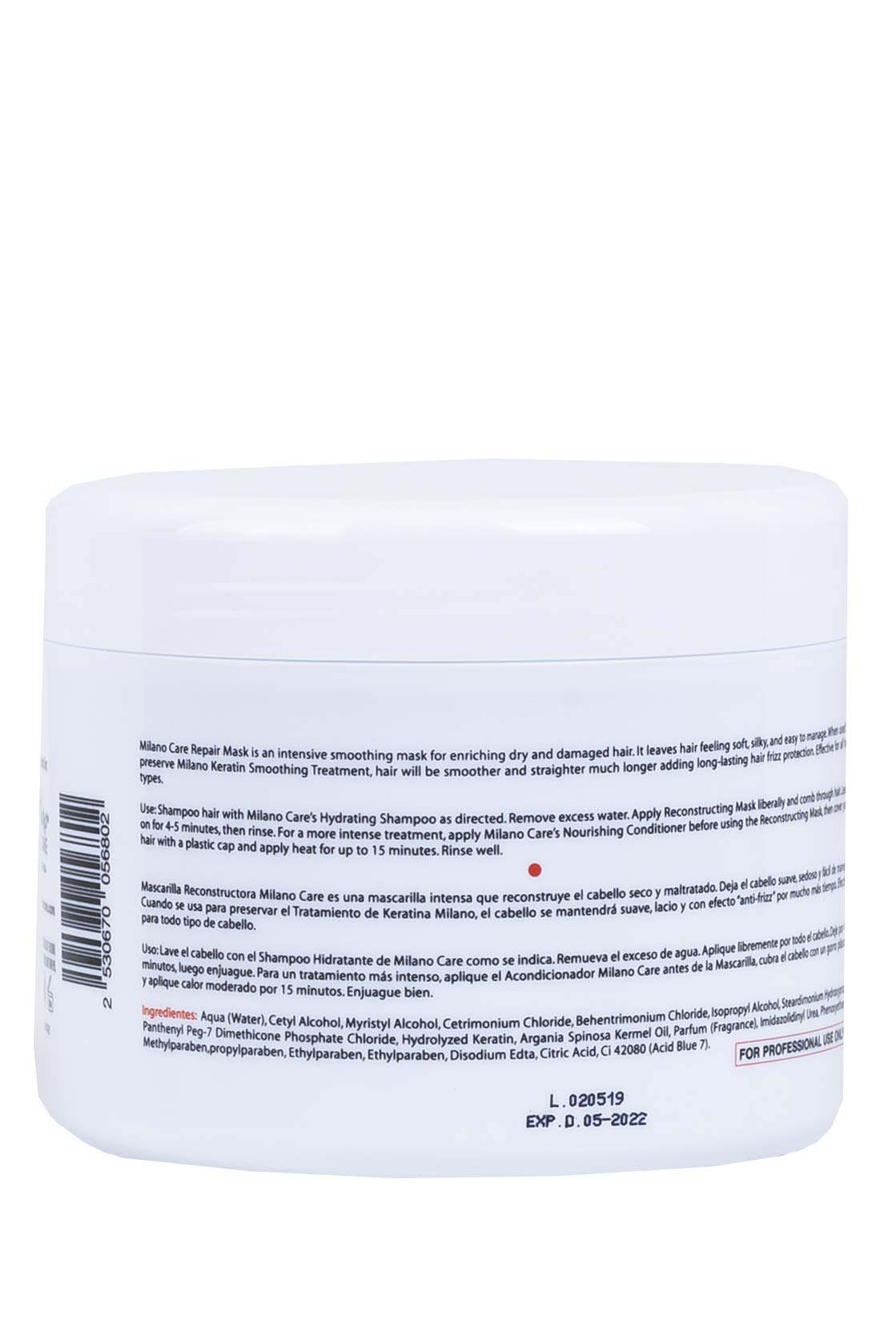 Incanto Keratin Repair Mask – Deep Conditioning Hair Treatment with Keratin Protein & Argan Oil – Paraben & Sulfate Free for Dry, Damaged Hair – Perfect for Salon-Quality Results at Home