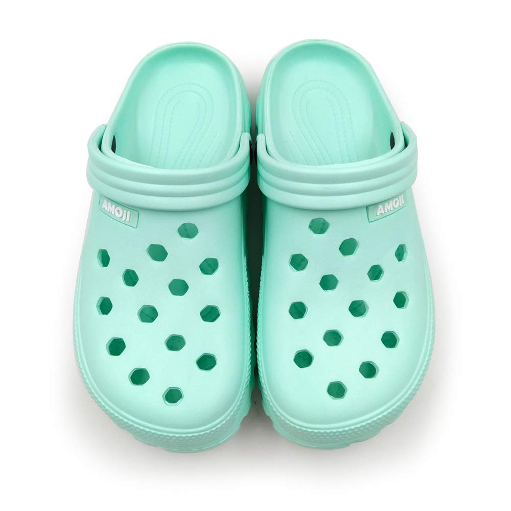 Amoji Unisex Garden Clogs - Comfortable Waterproof Gardening Shoes for Men & Women, Slip-Resistant Outdoor Work Shoes for Yard, Farm, Beach & Pool Use - Model AA1521
