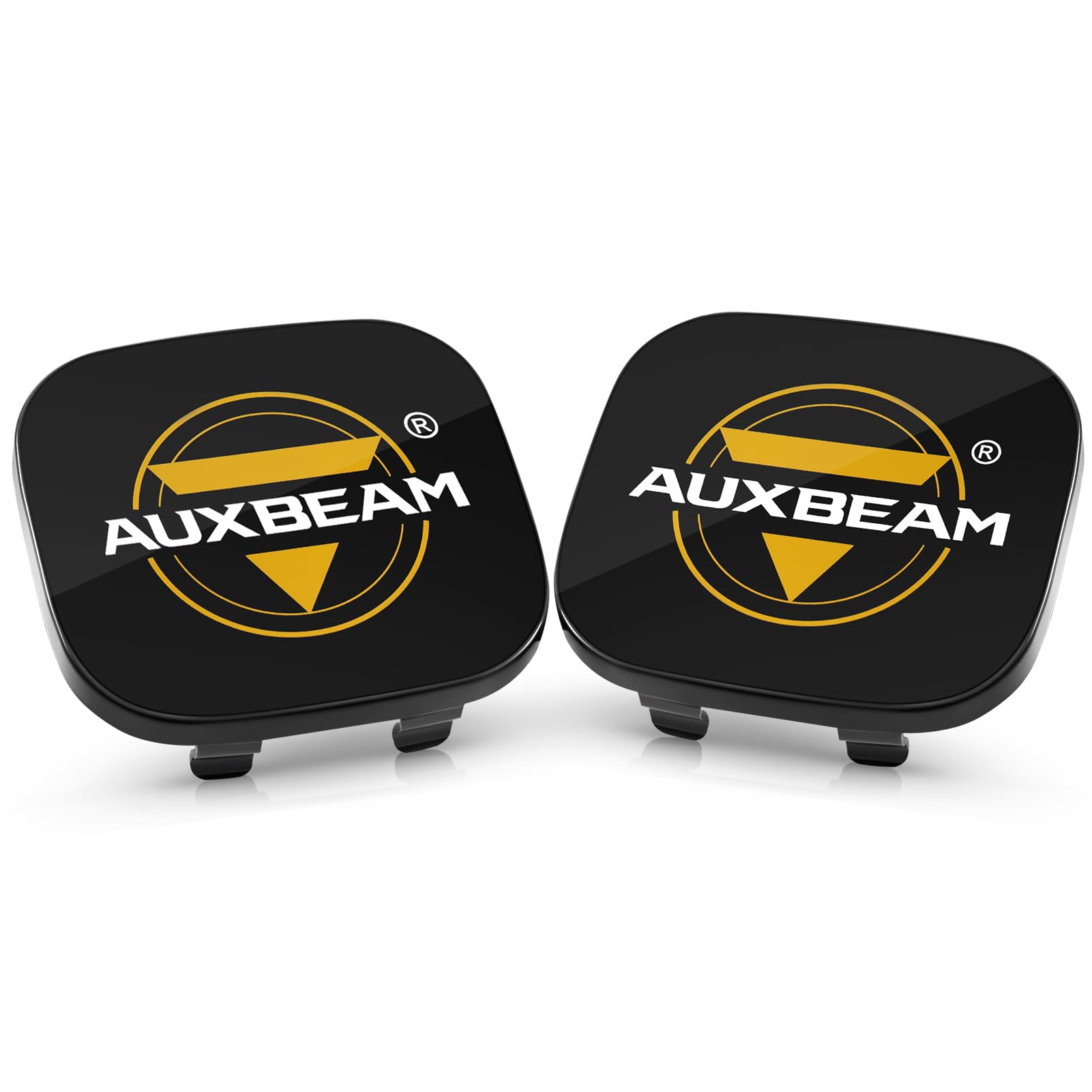 Auxbeam 5-Inch Black Cube Off-Road Light Covers - Protective Lens Cap for Square Light Pods, Light Bar Shades - Fits Trucks, Jeeps, Cars, Motorcycles, ATVs & UTVs (Pair) - Perfect for Off-Roading, Night Driving & Bumper/A-Pillar Protection