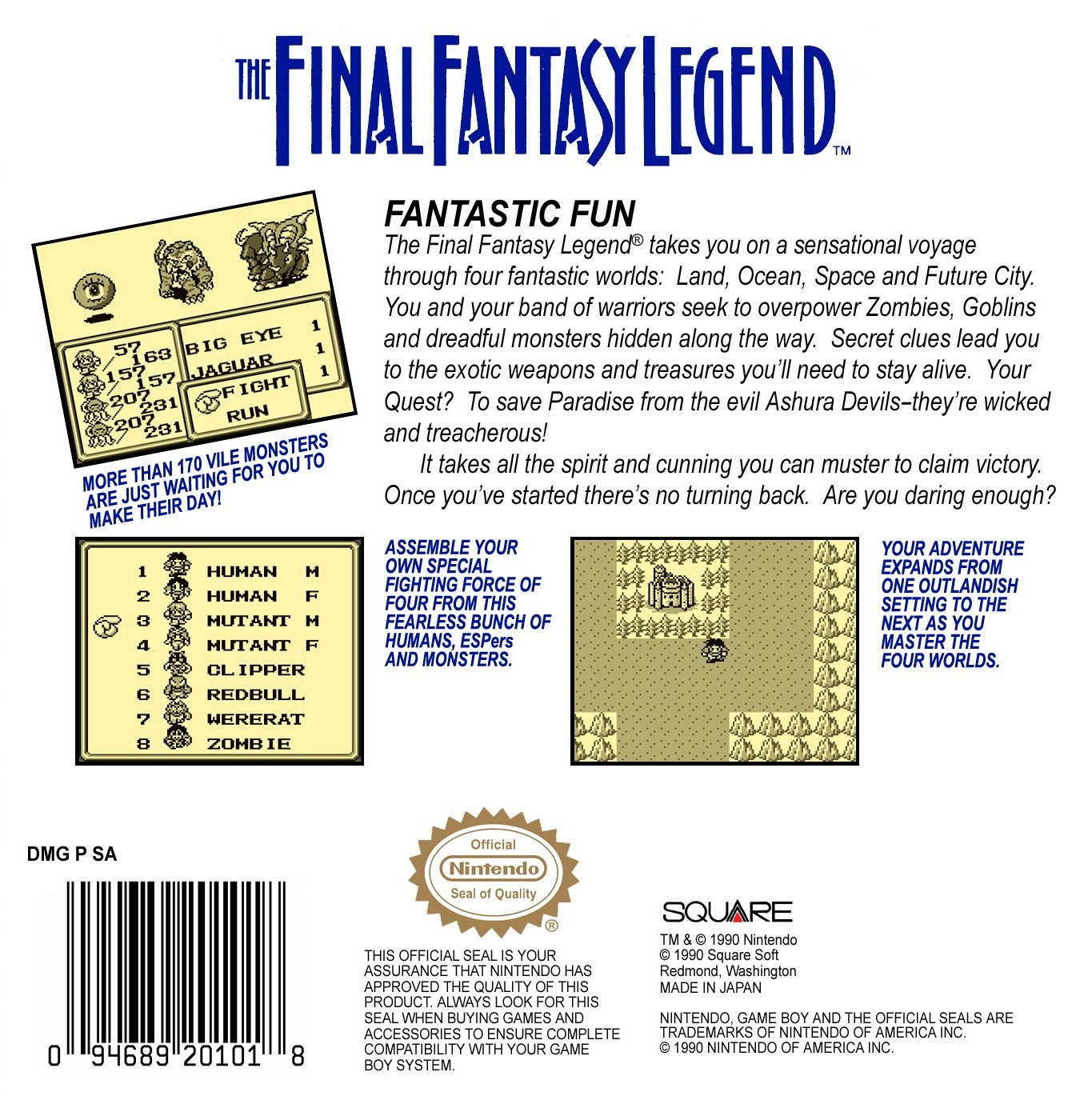 Final Fantasy Legend - Official Game Merchandise | Action RPG Adventure for Nintendo Switch & PS4 | Perfect for Gaming Enthusiasts & Collectors