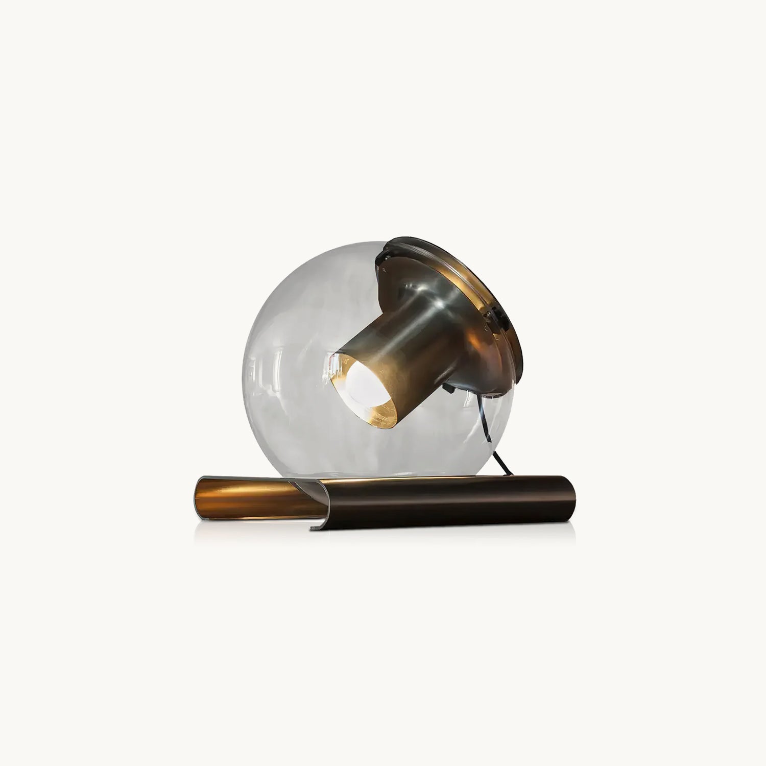 Vintage Industrial Broken Pool Cannon Table Lamp - Antique Style Metal Desk Light for Home Office Decor, Bedroom Nightstand, Living Room Accent Lighting
