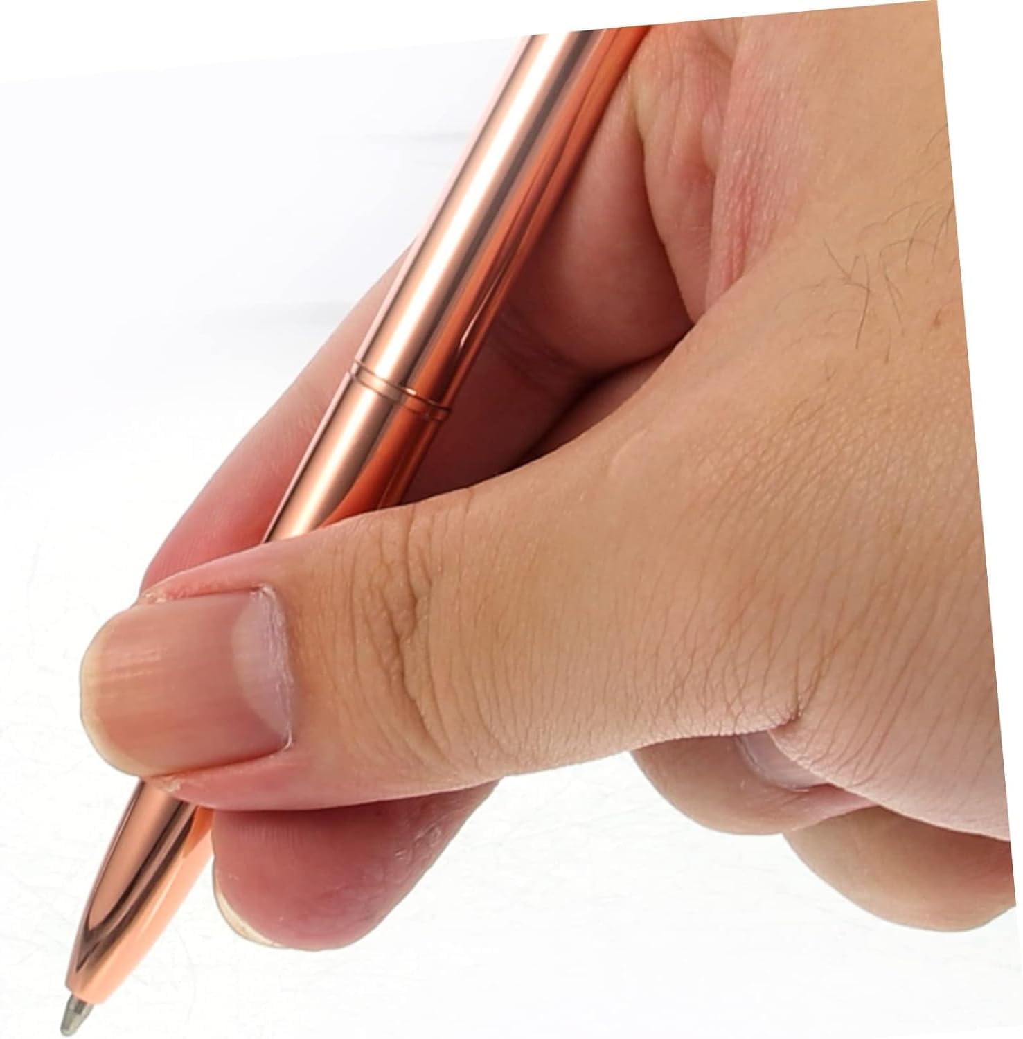 4-Pack Smooth Writing Metal Gel Ink Pens - Quick-Drying Ballpoint Rollerball Pens for Students & Office Use - Perfect for Note Taking, Journaling & Gift Giving