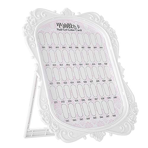 48 Colors Nail Polish Display Stand - DIY Flower Design Gel Polish Holder for Nail Art Practice & Manicure Training | Perfect for Salon Professionals & Home Nail Artists