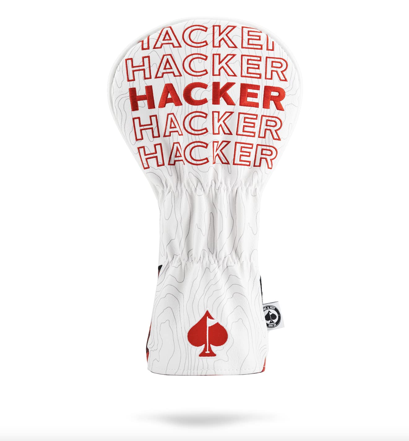Premium Handmade Leather Golf Headcover - Pins & Aces Hacker Driver Cover with Lumberjack Design | Durable, Tour Quality Club Protection | Perfect for Outdoor Golfing & Customizing Your Golf Bag Style