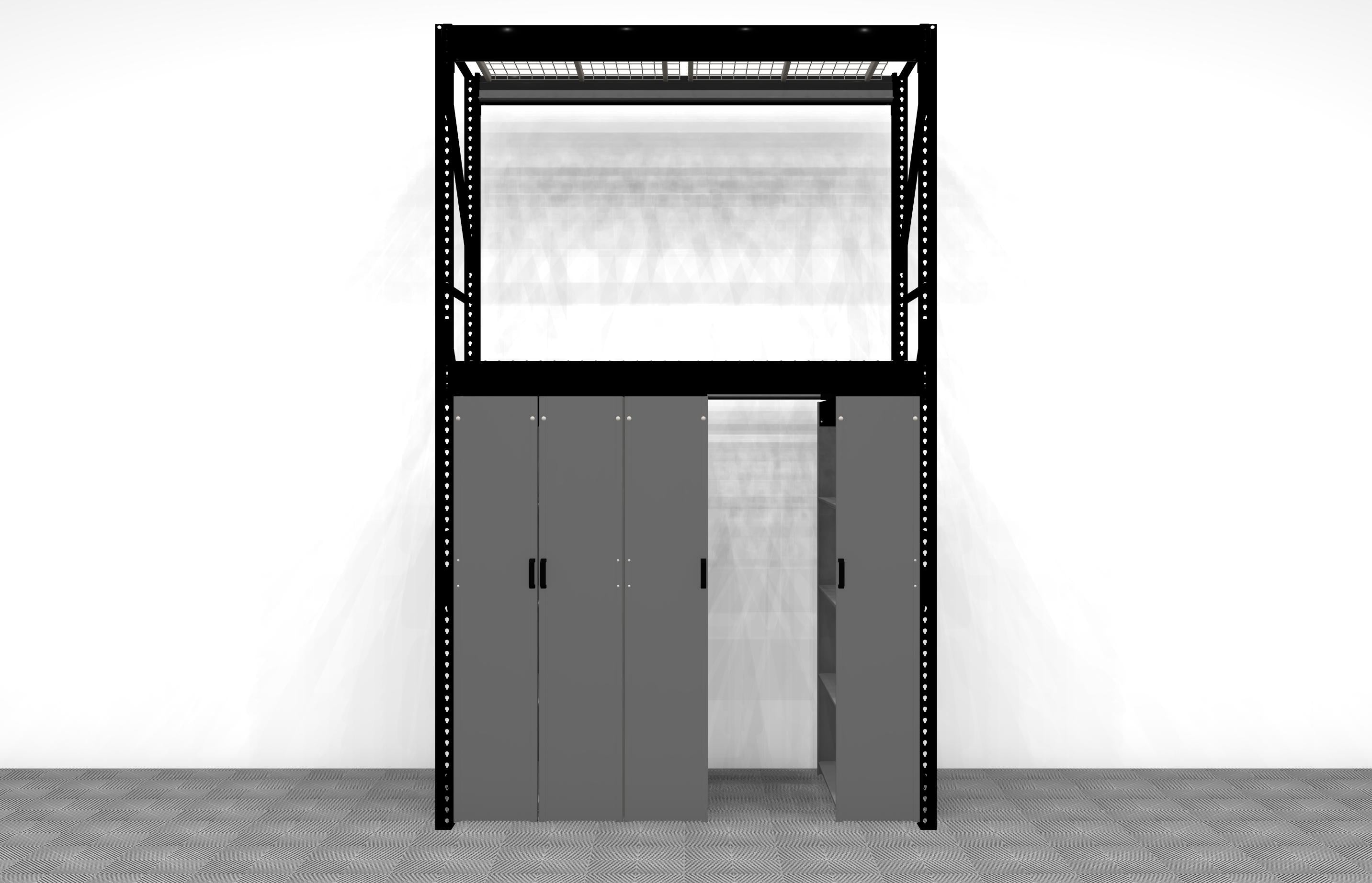 Levrack Heavy Duty Storage Shelving Units - Durable Metal Shelves for Garage, Warehouse & Home Organization