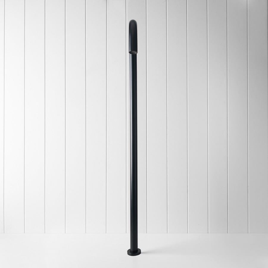 Freestanding Bath Spout Matte Black - Modern Waterfall Tub Faucet for Bathroom & Spa - Perfect for Freestanding Tubs, Luxury Showers & Relaxing Soaks